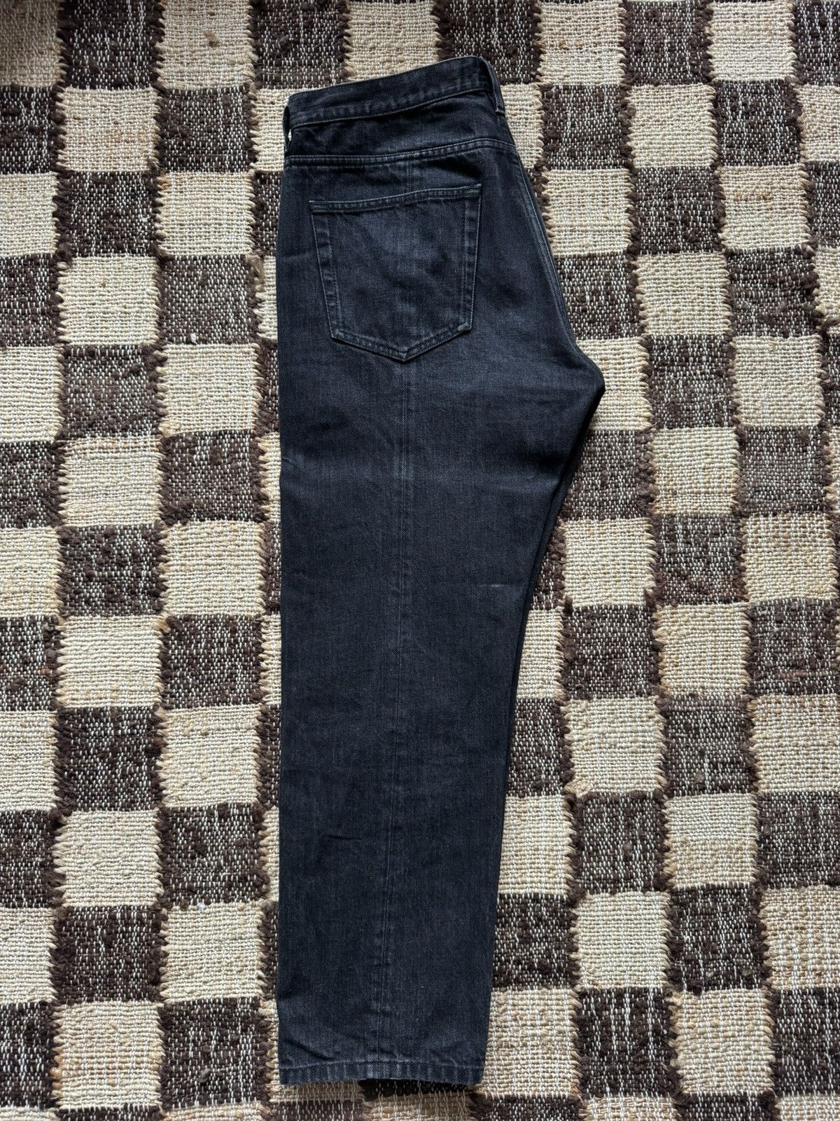 Prada Black Triangle Logo Denim Size US 32 / EU 48 - 3 Thumbnail