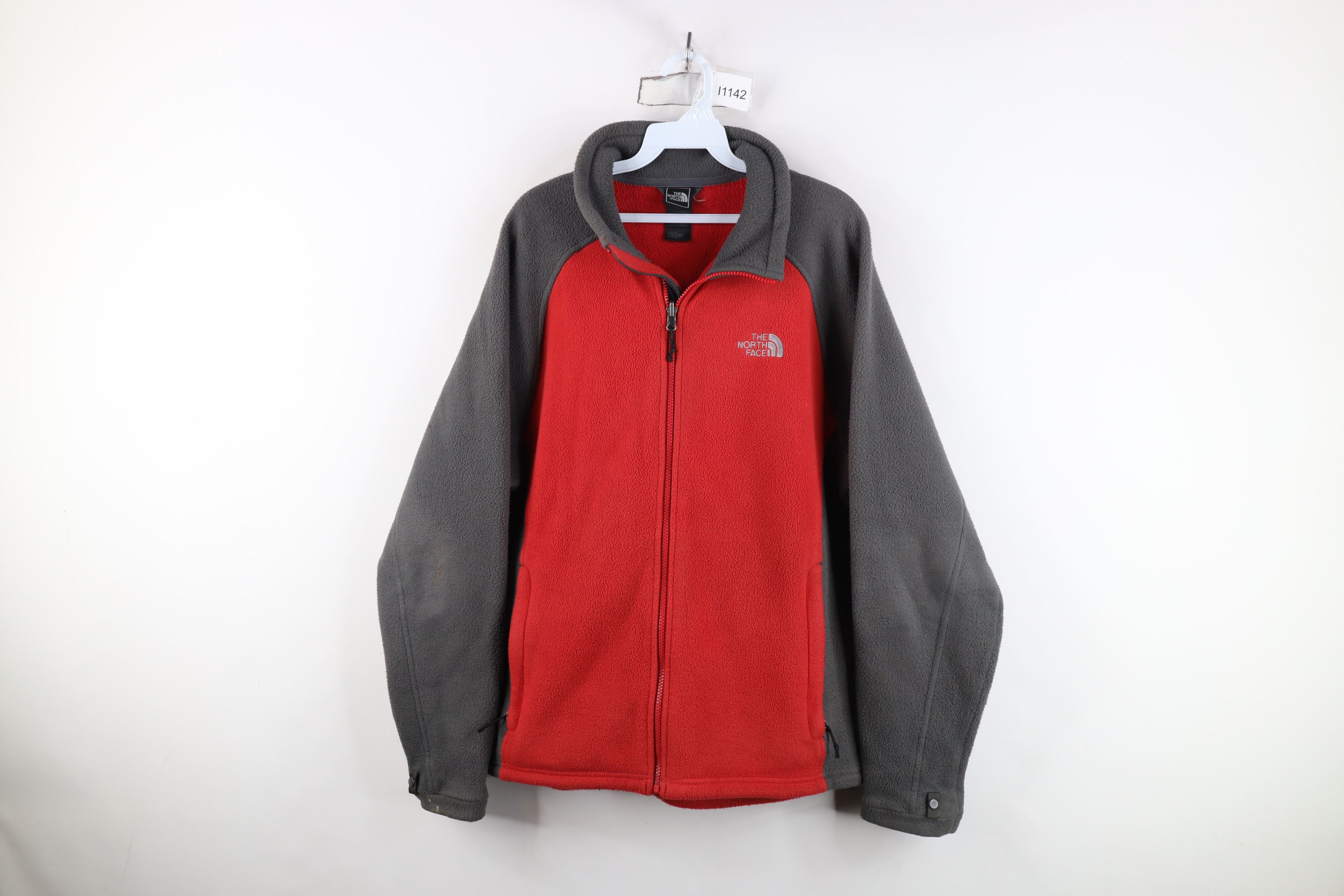 The North Face Vintage The North Face Spell Out Full Zip Fleece Jacket Size US M / EU 48-50 / 2 - 1 Thumbnail