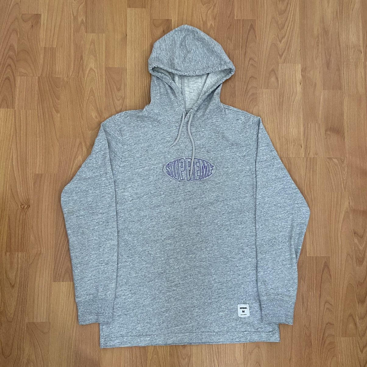 Supreme Supreme Warped Logo Purple Hoodie Shirt Men’s Medium Size US M / EU 48-50 / 2 - 1 Thumbnail