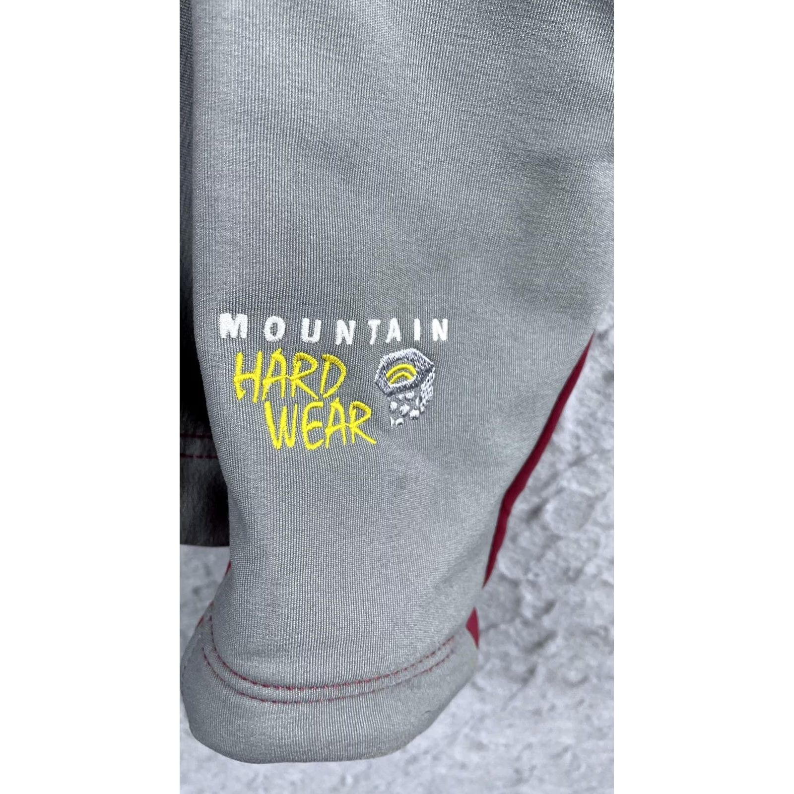 Mountain Hardwear Mountain Hardwear Jacket Mens S Red Gray Windstopper Soft Shell Hiking Trail Size US S / EU 44-46 / 1 - 4 Thumbnail