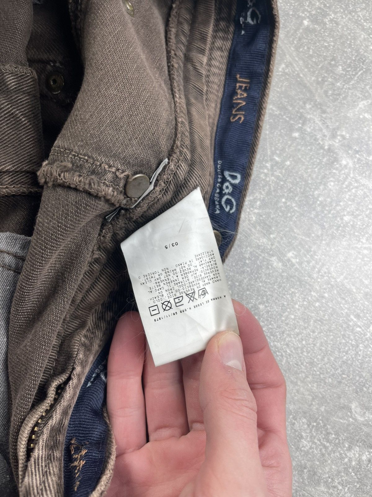 Dolce & Gabbana Dolce&Gabbana Archives 00s Brown Zipers Flared Jeans Size US 32 / EU 48 - 18 Thumbnail