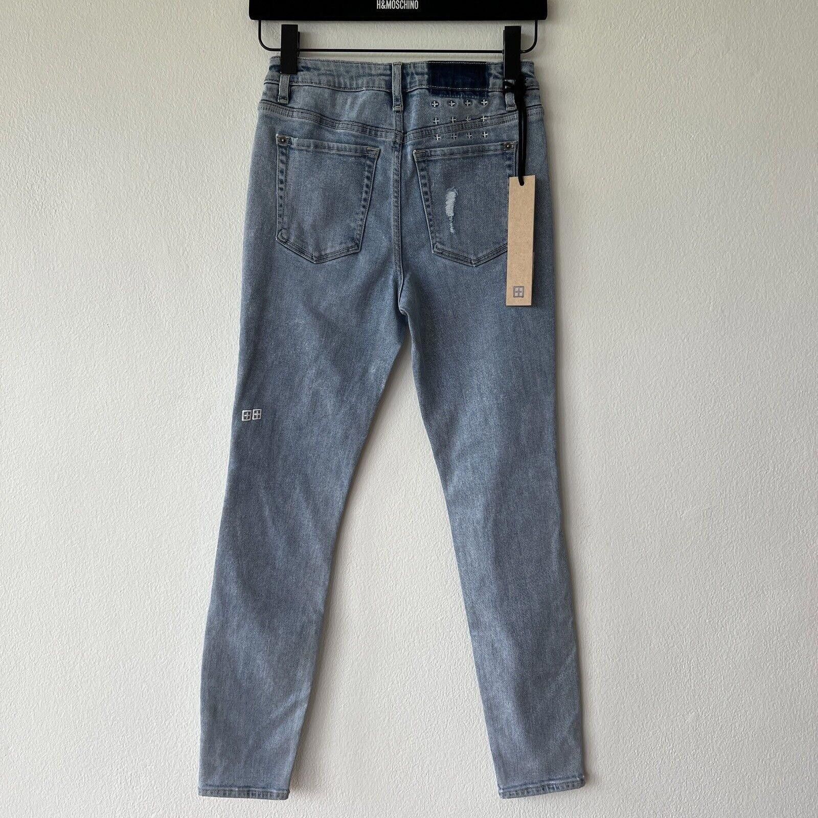 Ksubi new Ksubi womens denim jean small 26 8 spray on skinny blue Size 26" / US 2 / IT 38 - 4 Thumbnail
