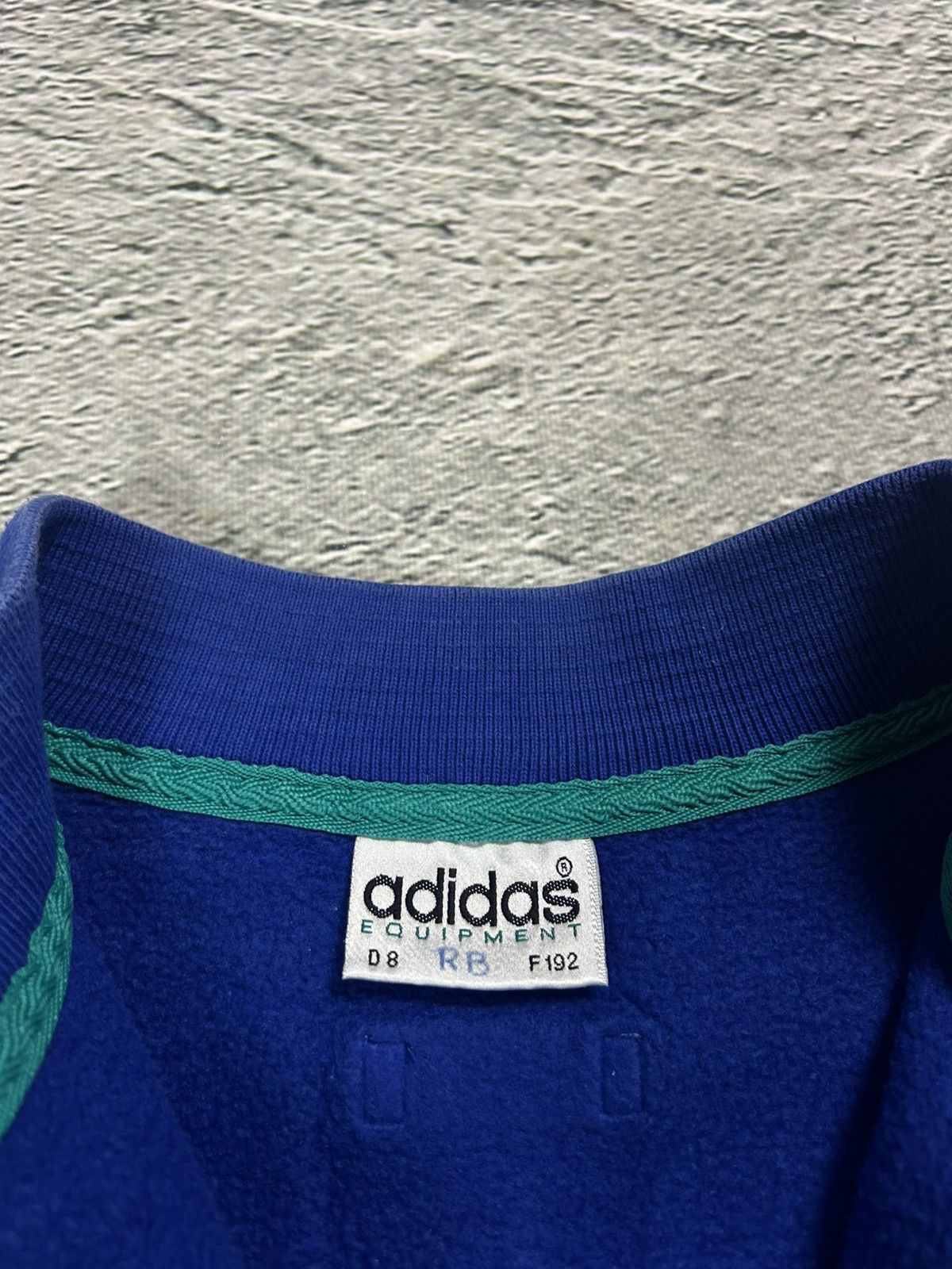 Adidas Adidas vintage sweatshirt blue halfzip Equipment EQT 2000s Size US L / EU 52-54 / 3 - 3 Thumbnail