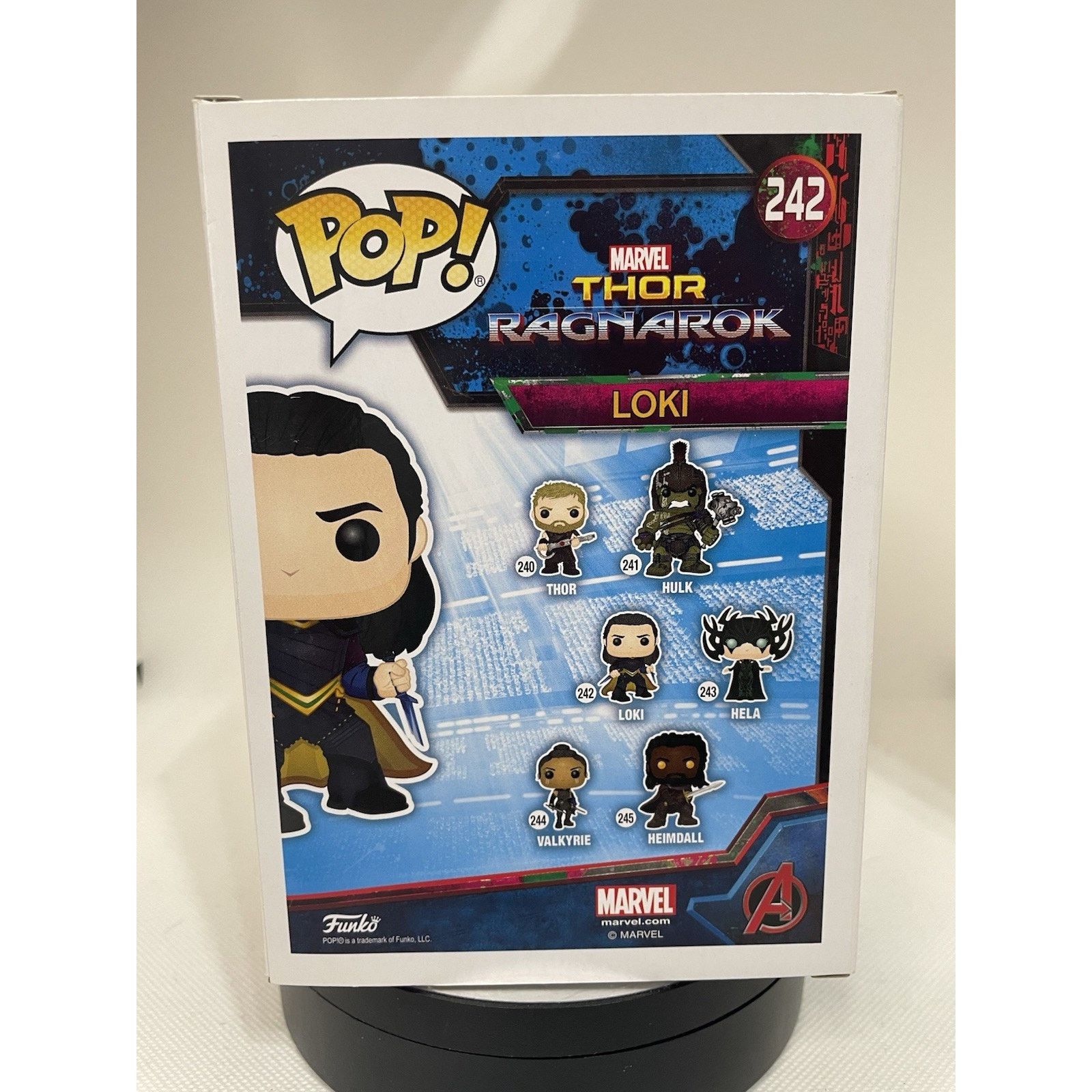 Marvel Comics Funko Pop! Loki (Sakaaran) #242 Thor Ragnarok Size ONE SIZE - 5 Thumbnail