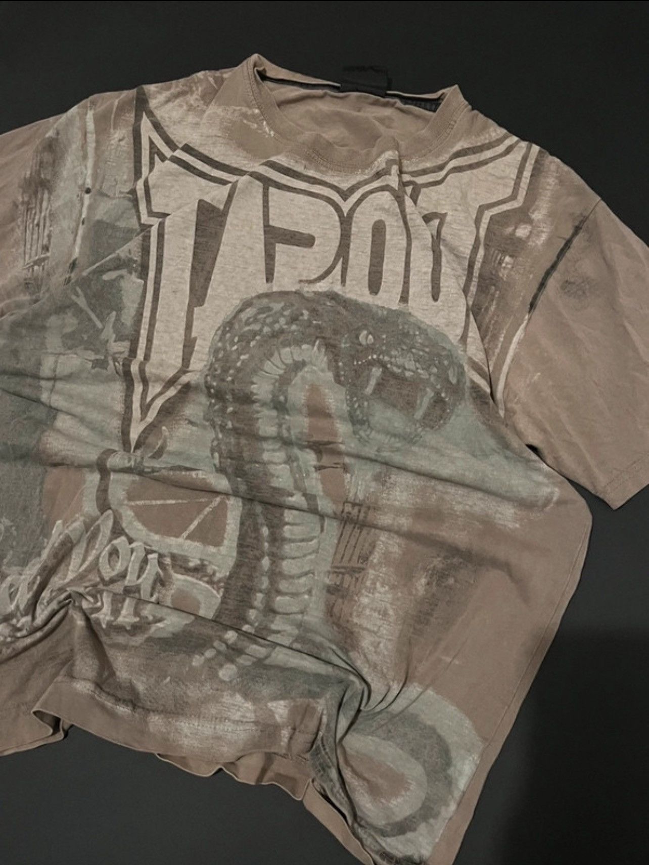 Affliction × Tapout Vintage tapout t shirt big logo affliction tee Size US M / EU 48-50 / 2 - 2 Thumbnail