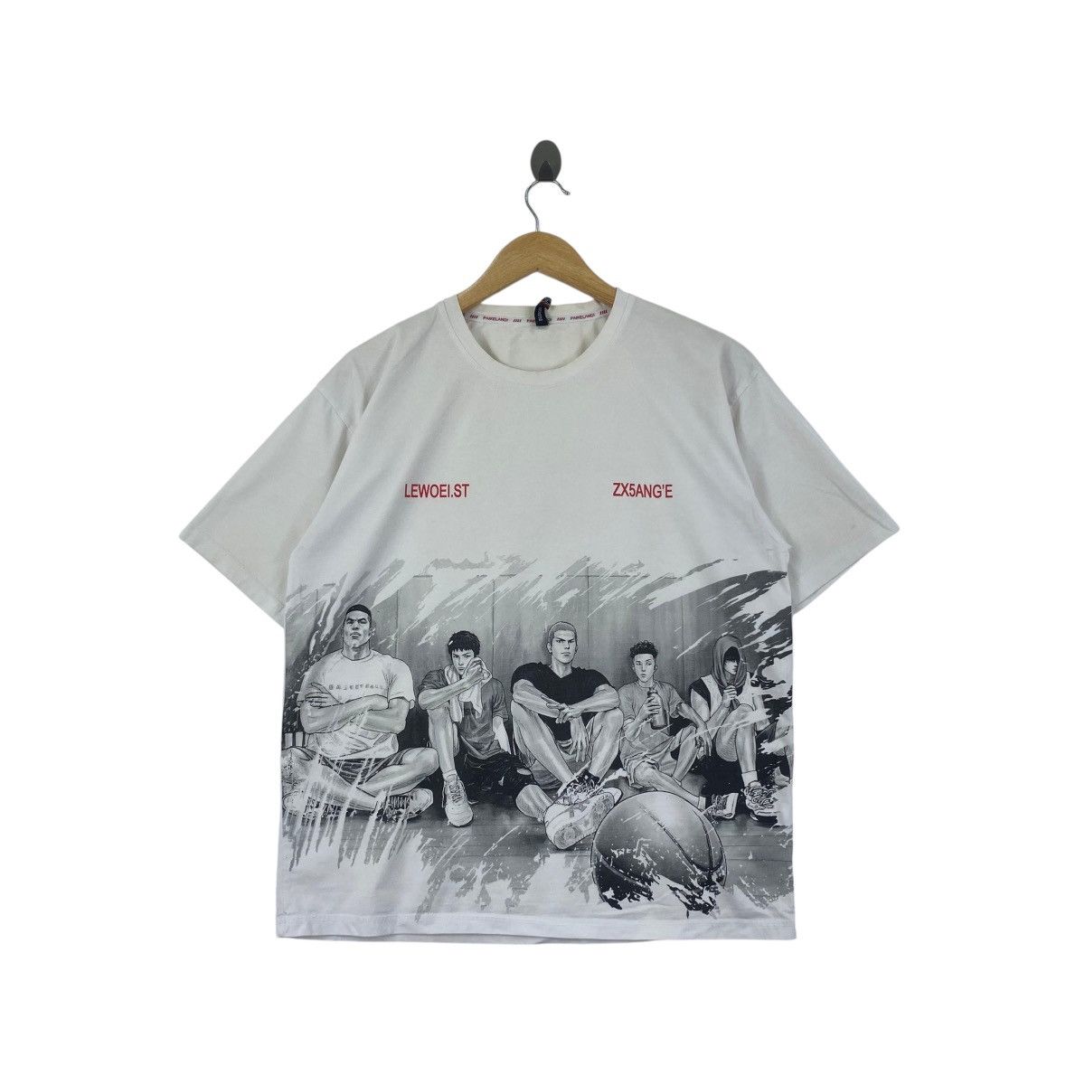Vintage SLAM DUNK SHOHOKU Team Takehiko Inoue Manga Tee Shirt Size US M / EU 48-50 / 2 - 1 Thumbnail