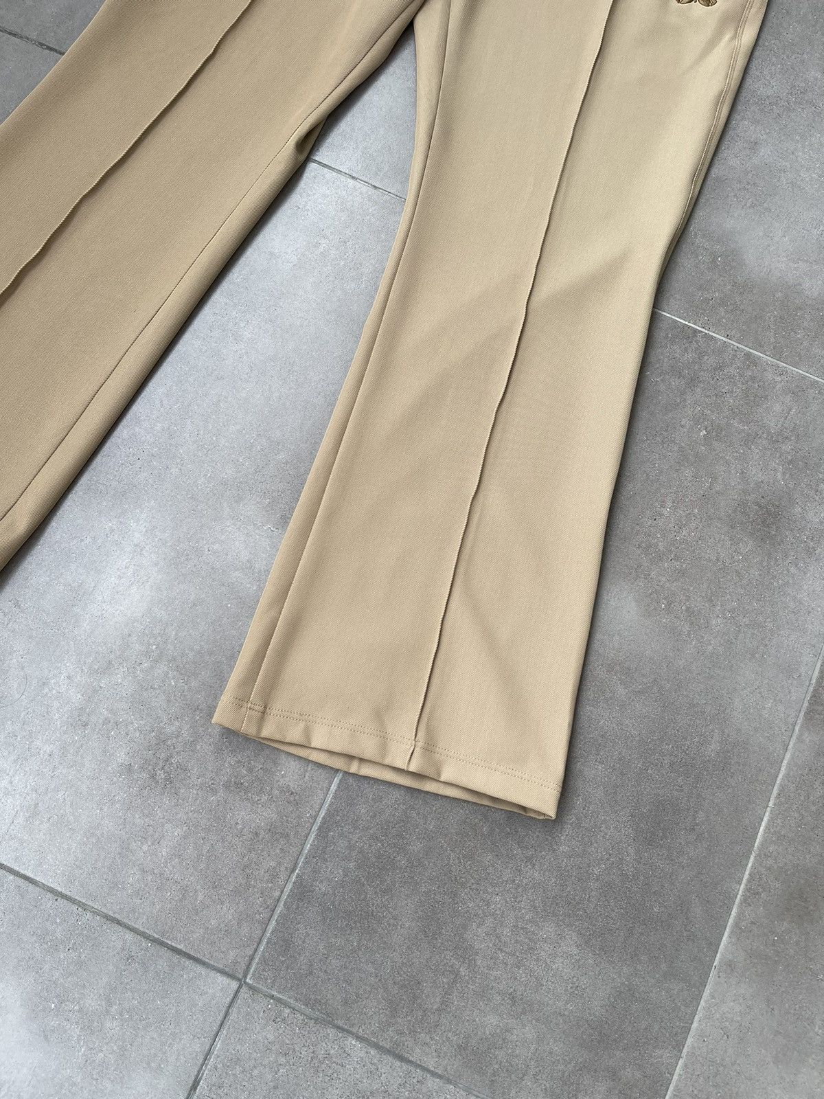 Needles !DS! DS23 Needles Butterfly W.U Boot Cut Khaki Track Pants Size 34" / US 12 / IT 48 - 13 Thumbnail