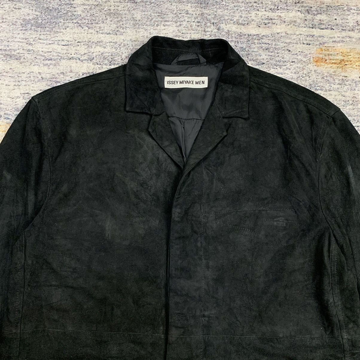 Issey Miyake × Japanese Brand Issey miyake men ss 2002 suede leather jacket Size US M / EU 48-50 / 2 - 2 Thumbnail