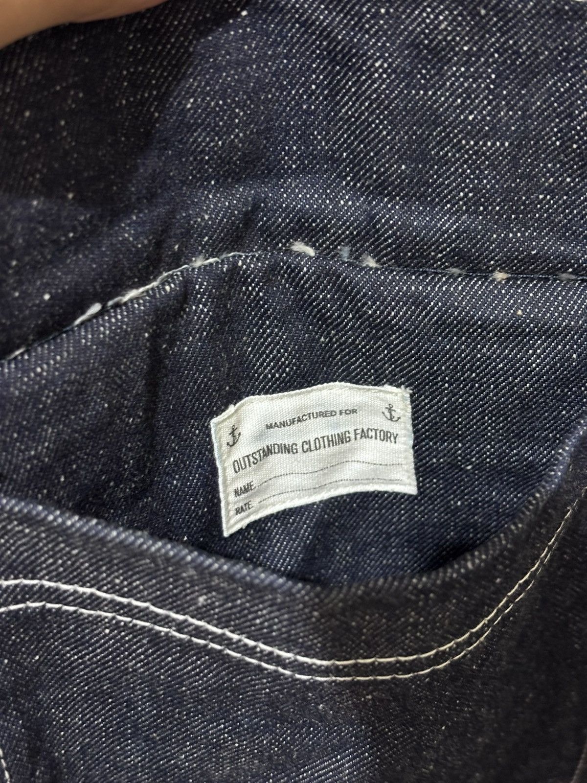 Japanese Brand OUTSTANDING COMPANY USN DENIM SMOCK JACKET WITH HOOK Size US M / EU 48-50 / 2 - 4 Thumbnail
