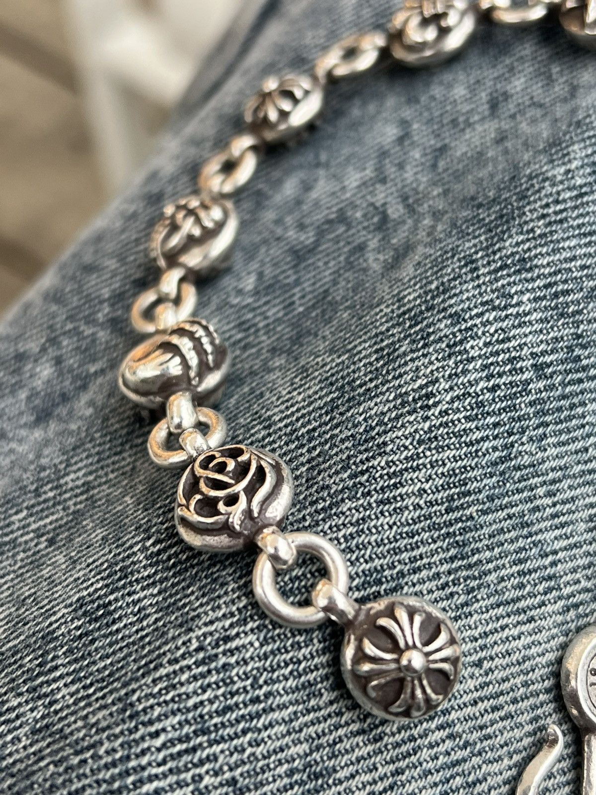 Chrome Hearts Chrome Hearts Multi Ball Bracelet 11 Ball Silver Adjustable Size ONE SIZE - 7 Thumbnail