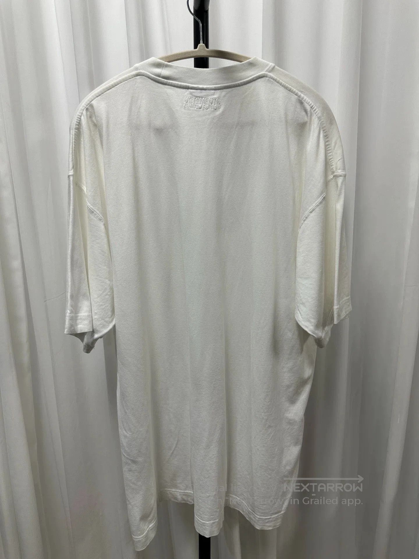 Vetements White Short Sleeve Shirt with Dollar Bill Print. Size US S / EU 44-46 / 1 - 4 Thumbnail