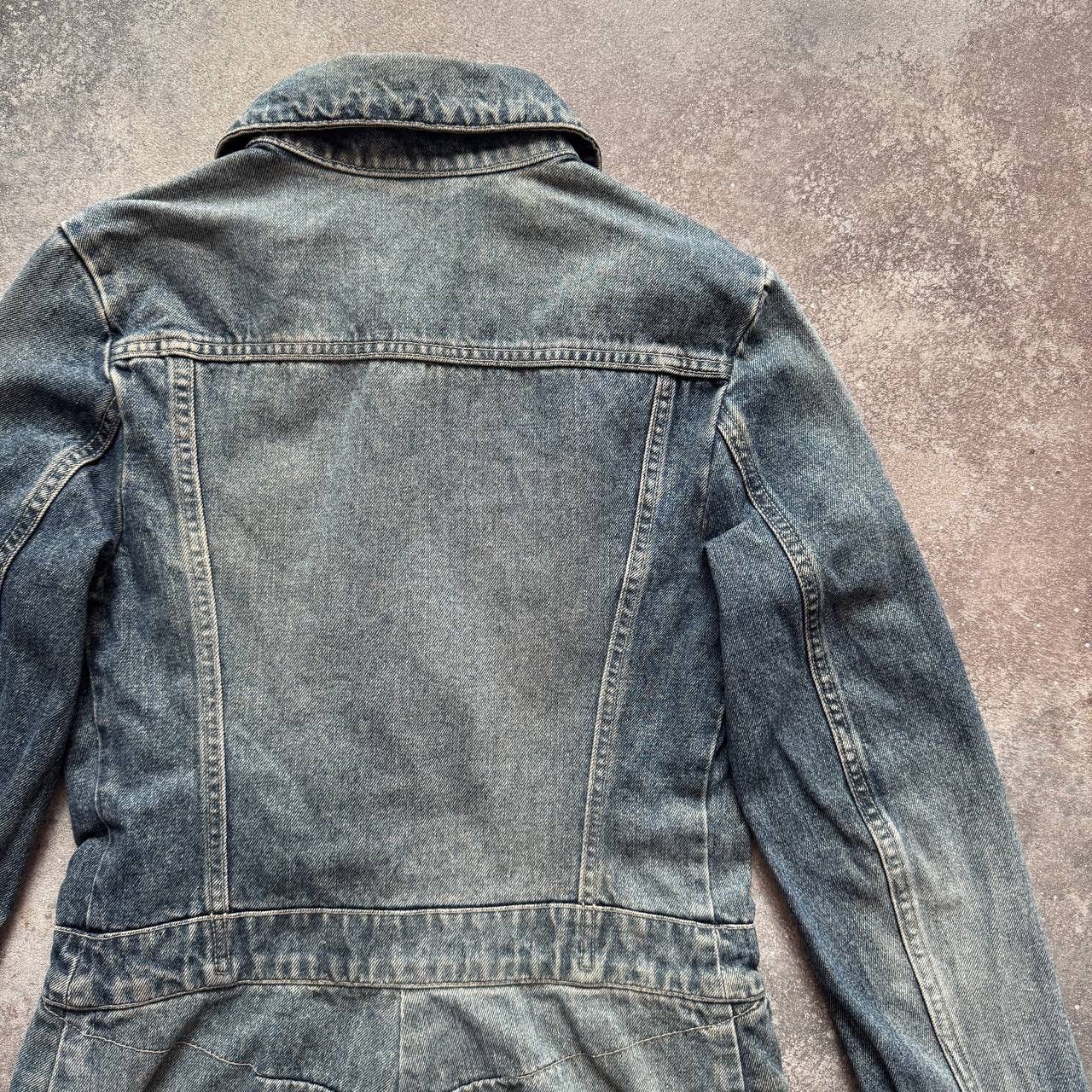 Diesel Diesel 90s Vintage Y2K Maxi Denim Jacket / Dress Coat Size S / US 4 / IT 40 - 11 Thumbnail