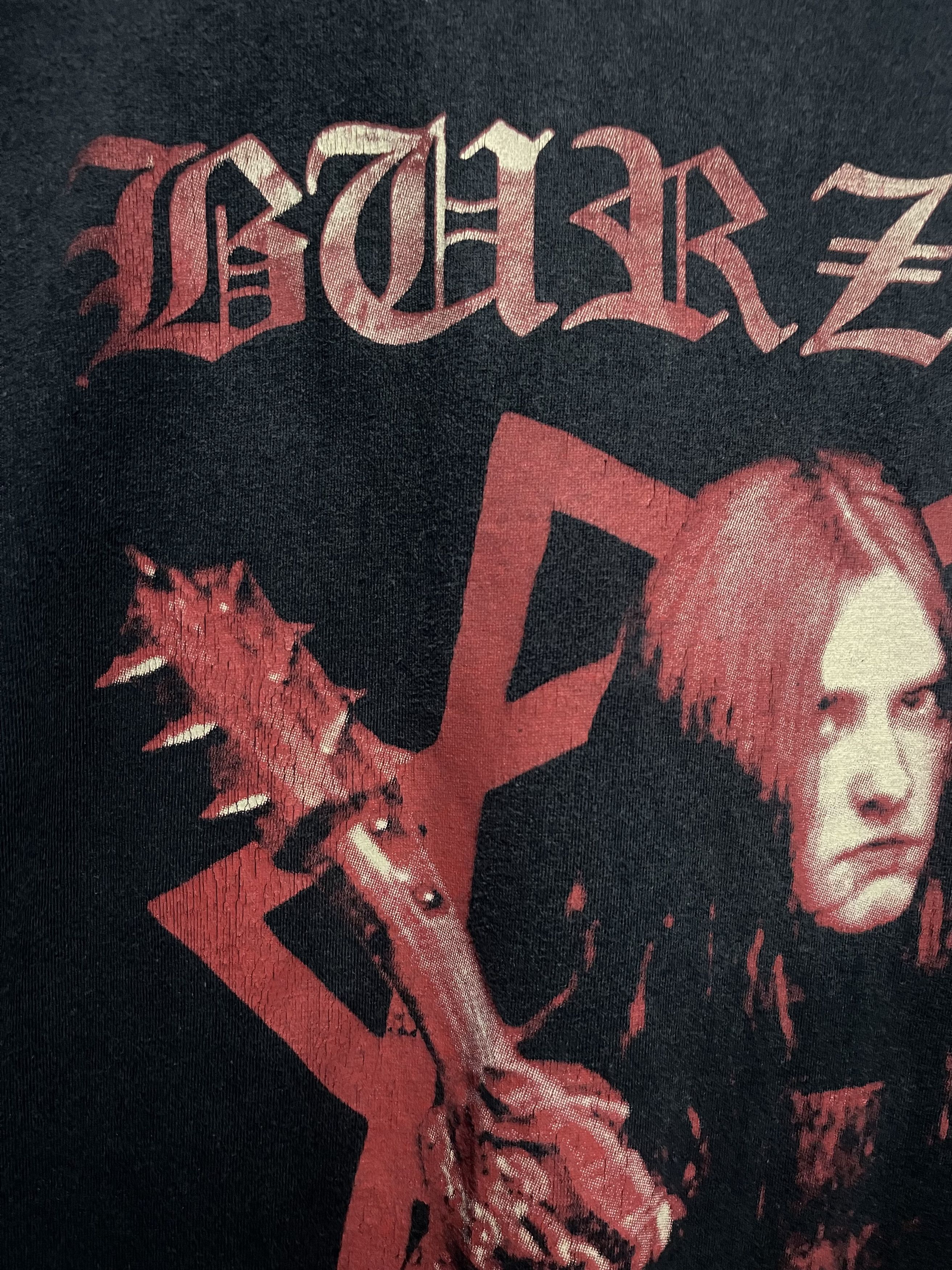 Band Tees Burzum Bathory Mayhem Darkthrone Immortal Gorgoroth Size US L / EU 52-54 / 3 - 4 Thumbnail