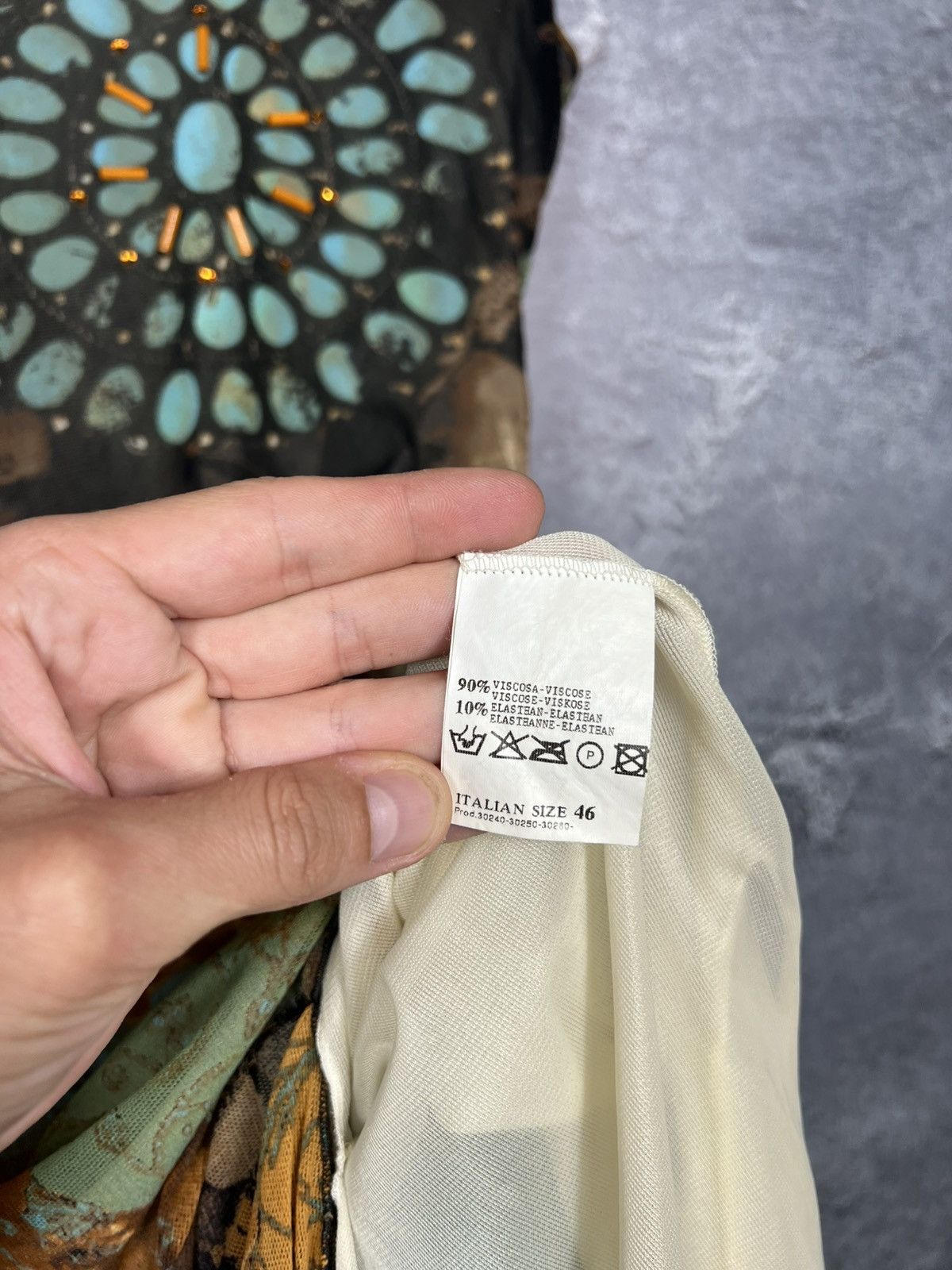 Vintage Vintage KFC All Over Print Mesh Maxi Dress JPG Style Size L / US 10 / IT 46 - 11 Thumbnail