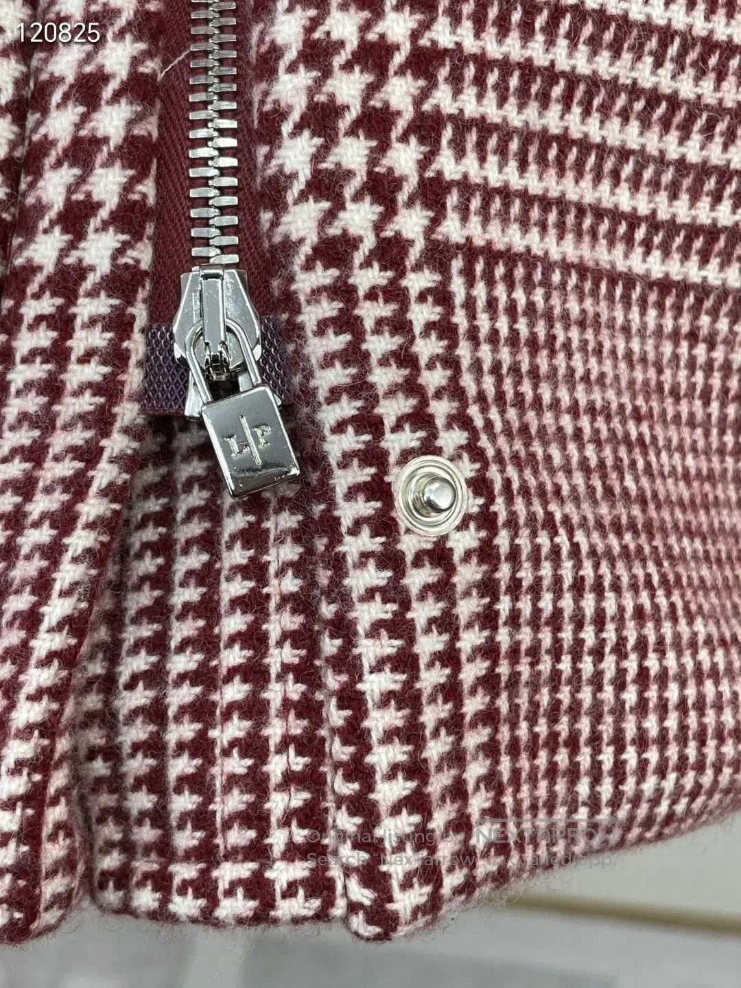 Loro Piana Loro Piana Fur Collar Houndstooth Quilted Coat. Size S / US 4 / IT 40 - 5 Thumbnail
