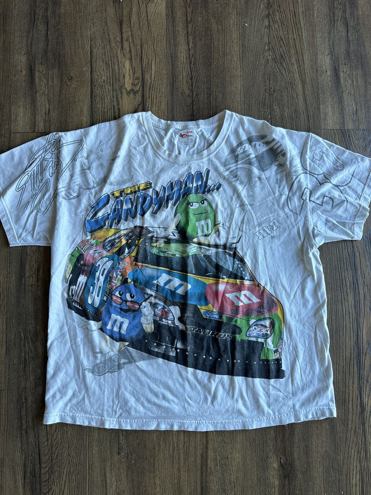 NASCAR MnM nascar vintage tee Size US XL / EU 56 / 4 - 1 Thumbnail