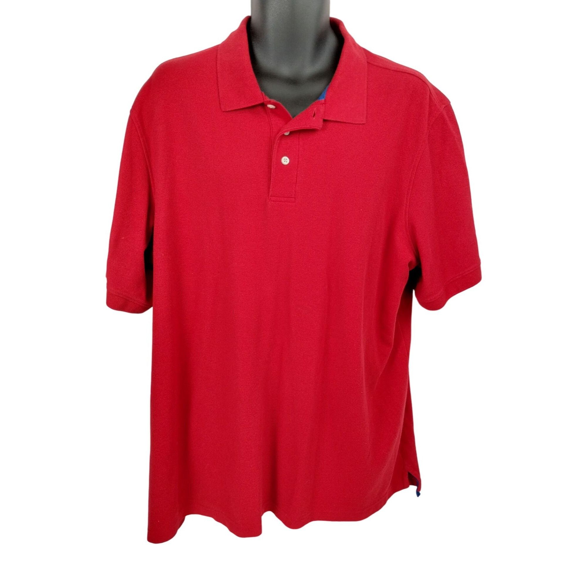 Croft & Barrow Croft and Barrow Mens XL Red Easy Care Polo Shirt Size US XL / EU 56 / 4 - 1 Thumbnail
