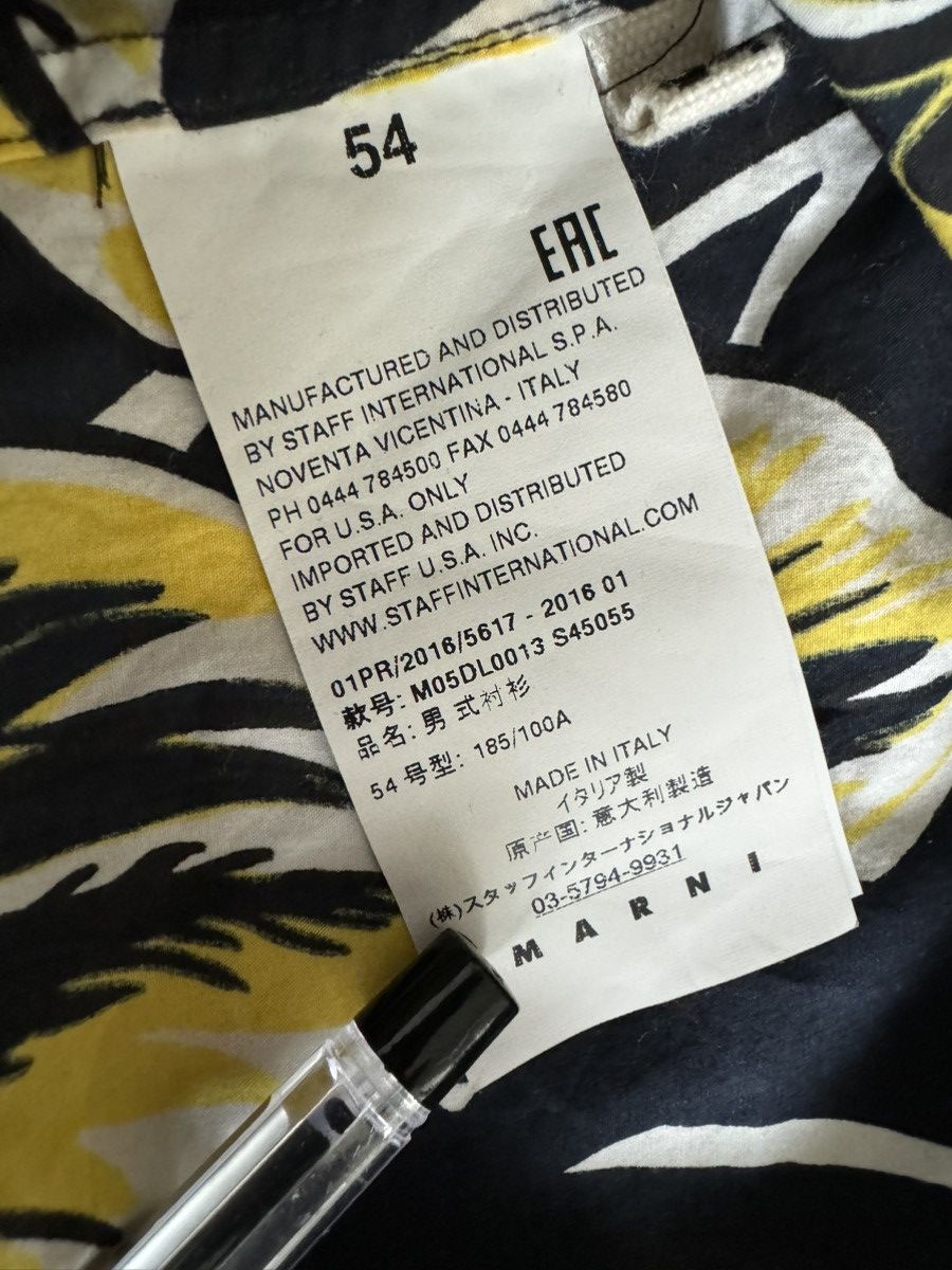 Marni SS16 Marni Floral Shortsleeve Shirt Size US L / EU 52-54 / 3 - 11 Thumbnail