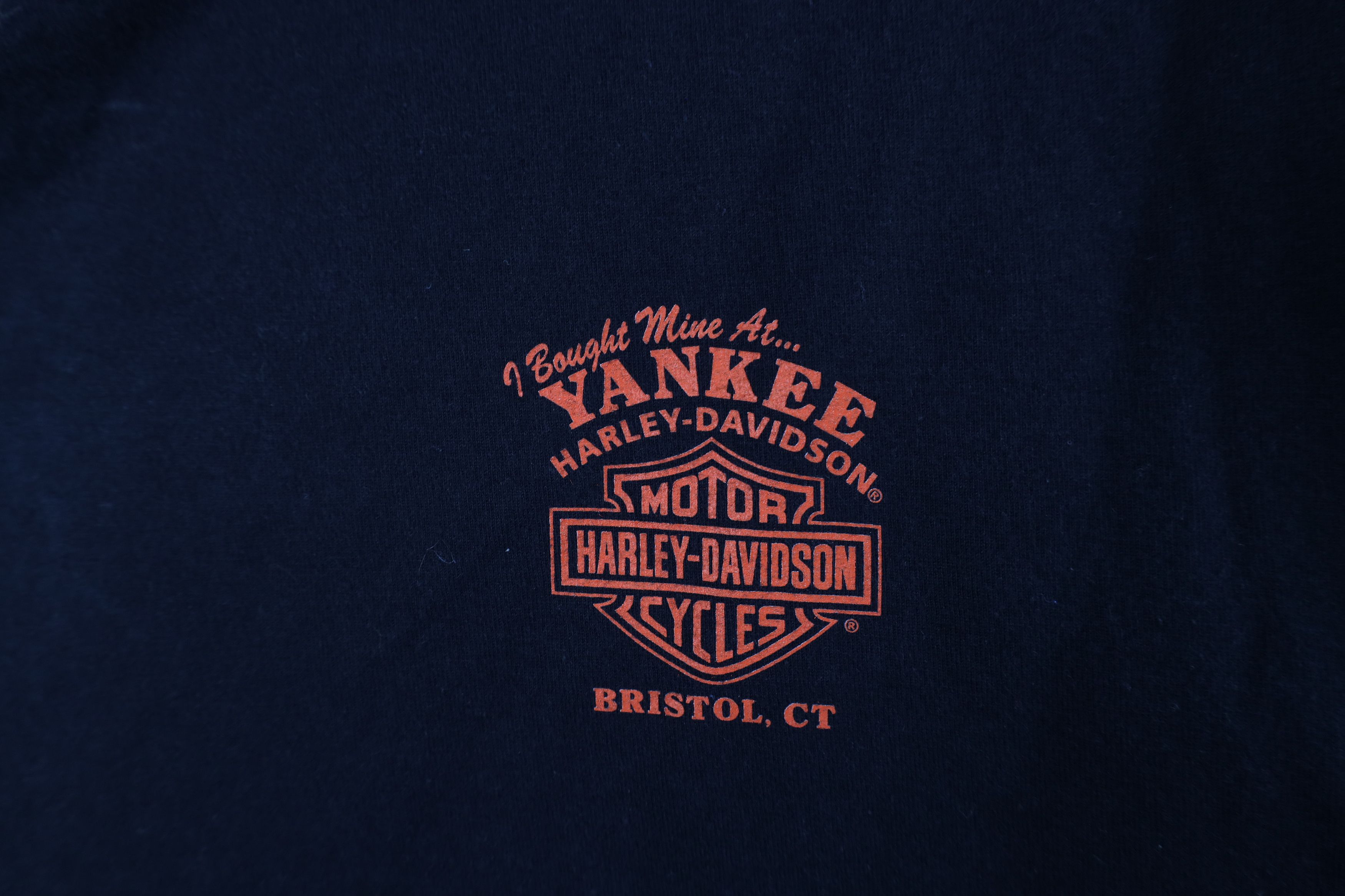 Harley Davidson × Vintage Vintage Y2K Harley Davidson Spell Out Big Logo T-Shirt Black Size US L / EU 52-54 / 3 - 4 Thumbnail