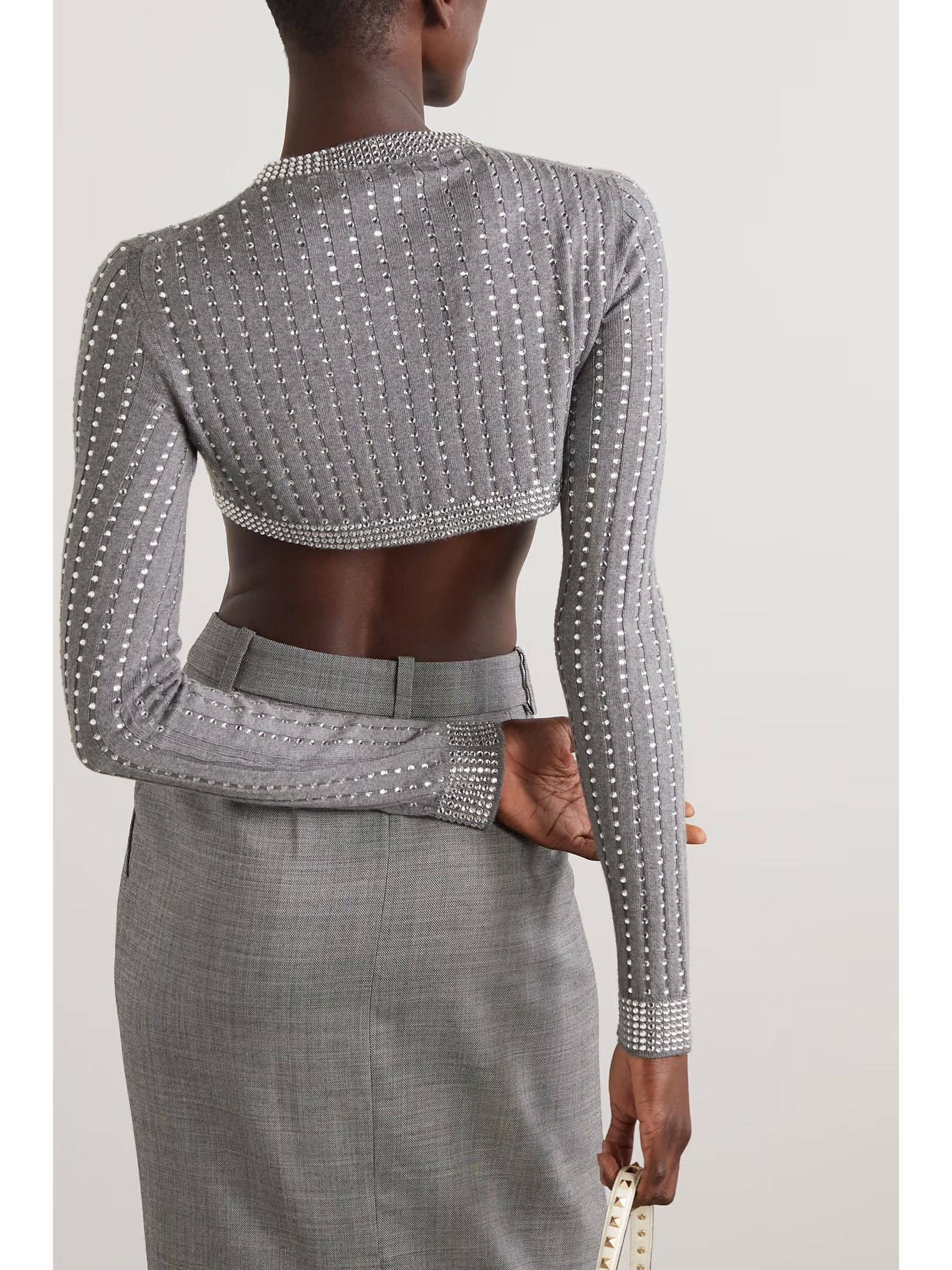 Valentino o1y0326 Cardigan in Gray Size S / US 4 / IT 40 - 3 Thumbnail