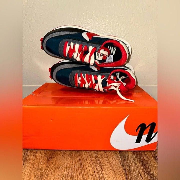 Nike Nike LD Waffle Sacai Undercover Midnight Spruce University Red Size US 6 / EU 39 - 3 Thumbnail