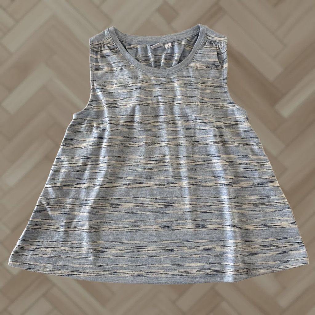 Gap Gap Tank Top Women's Small Light Blue Tie Back Sleeveless Round Neck Shirt XS-? Size S / US 4 / IT 40 - 1 Thumbnail