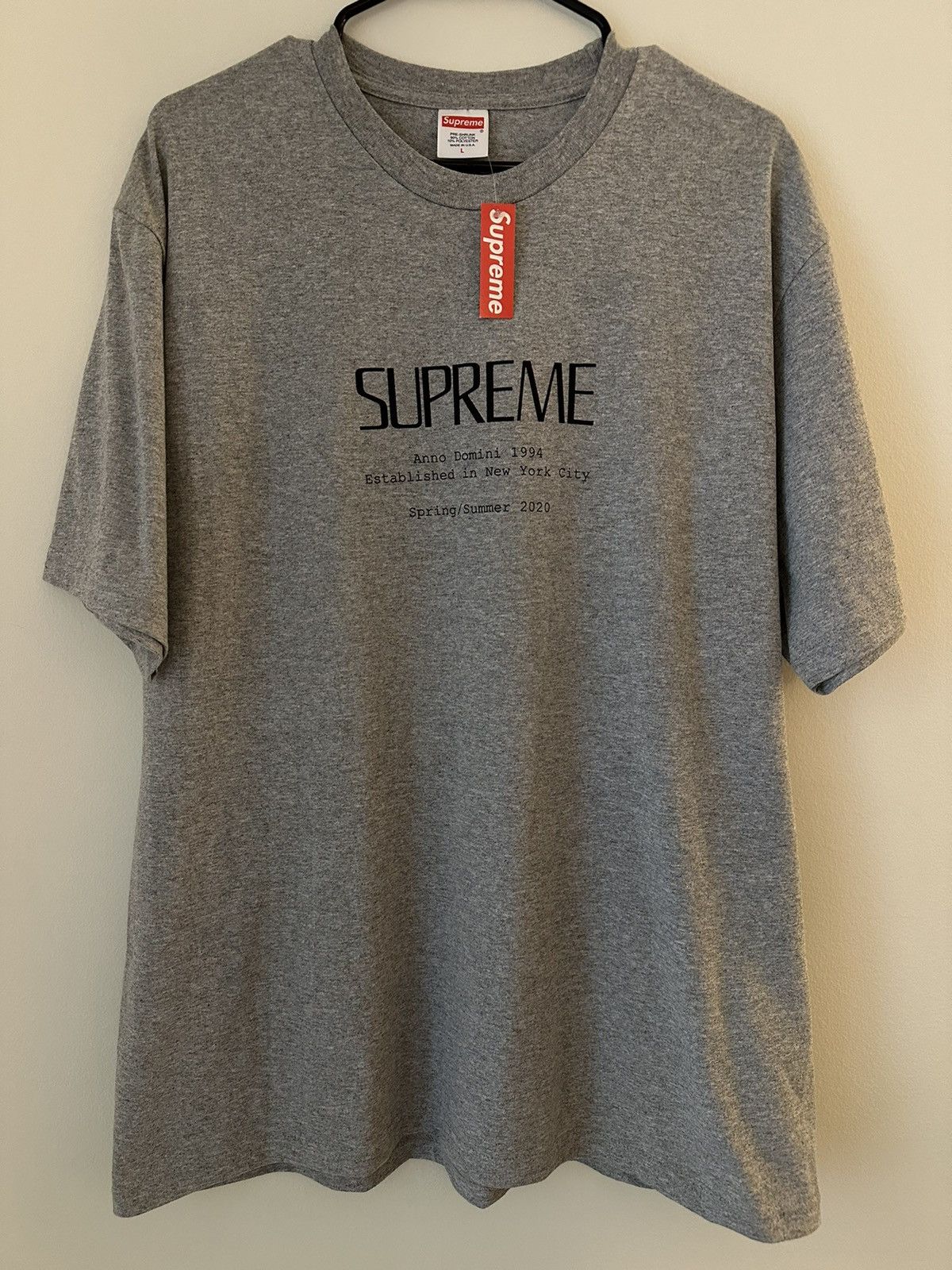 Supreme Supreme Anno Domini Tee Size US L / EU 52-54 / 3 - 1 Thumbnail
