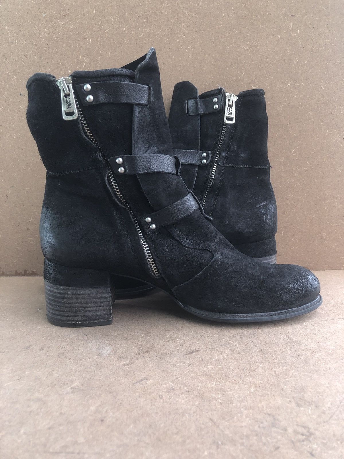 A.S.98 A.S 98 Black Calfskin Leather women’s Boots Size 39 Size US 8.5 / IT 38.5 - 5 Thumbnail