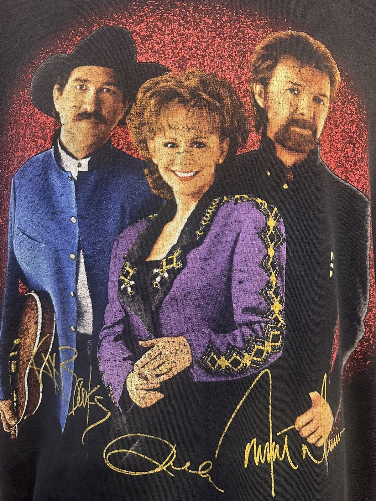 Band Tees × Grailed × Vintage Vintage Reba McEntire Brooks N Dunn Shirt 90s Band Tee Grail Size US XXL / EU 58 / 5 - 4 Thumbnail