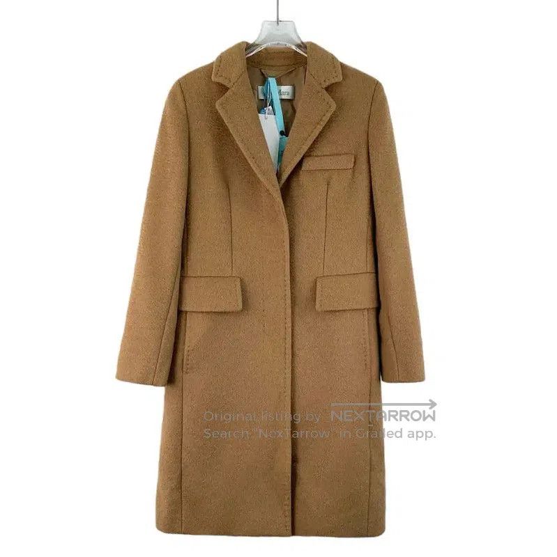 Max Mara MaxMara Brown Wool Women's Coat . Size XXS / US 00 / IT 34 - 1 Thumbnail