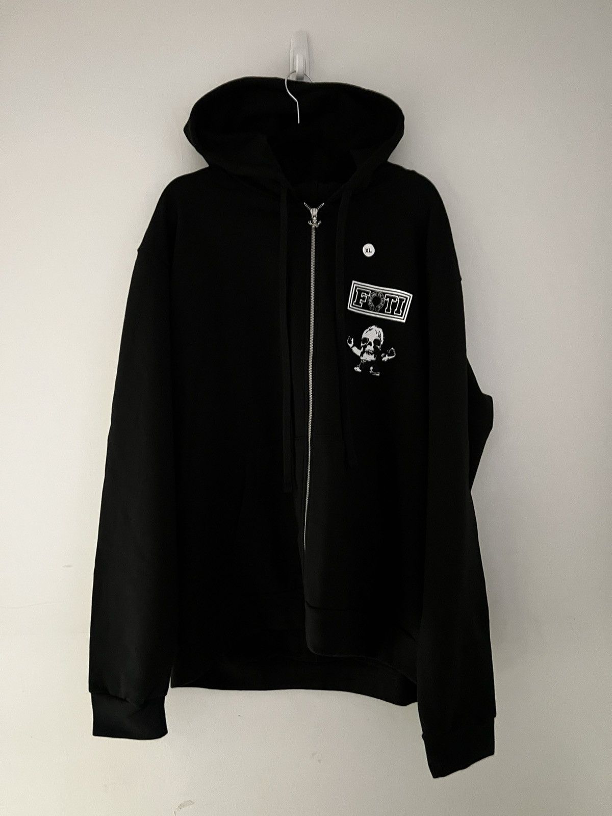 Chrome Hearts 🏝️ Chrome hearts Foti zip up hoodie - XL