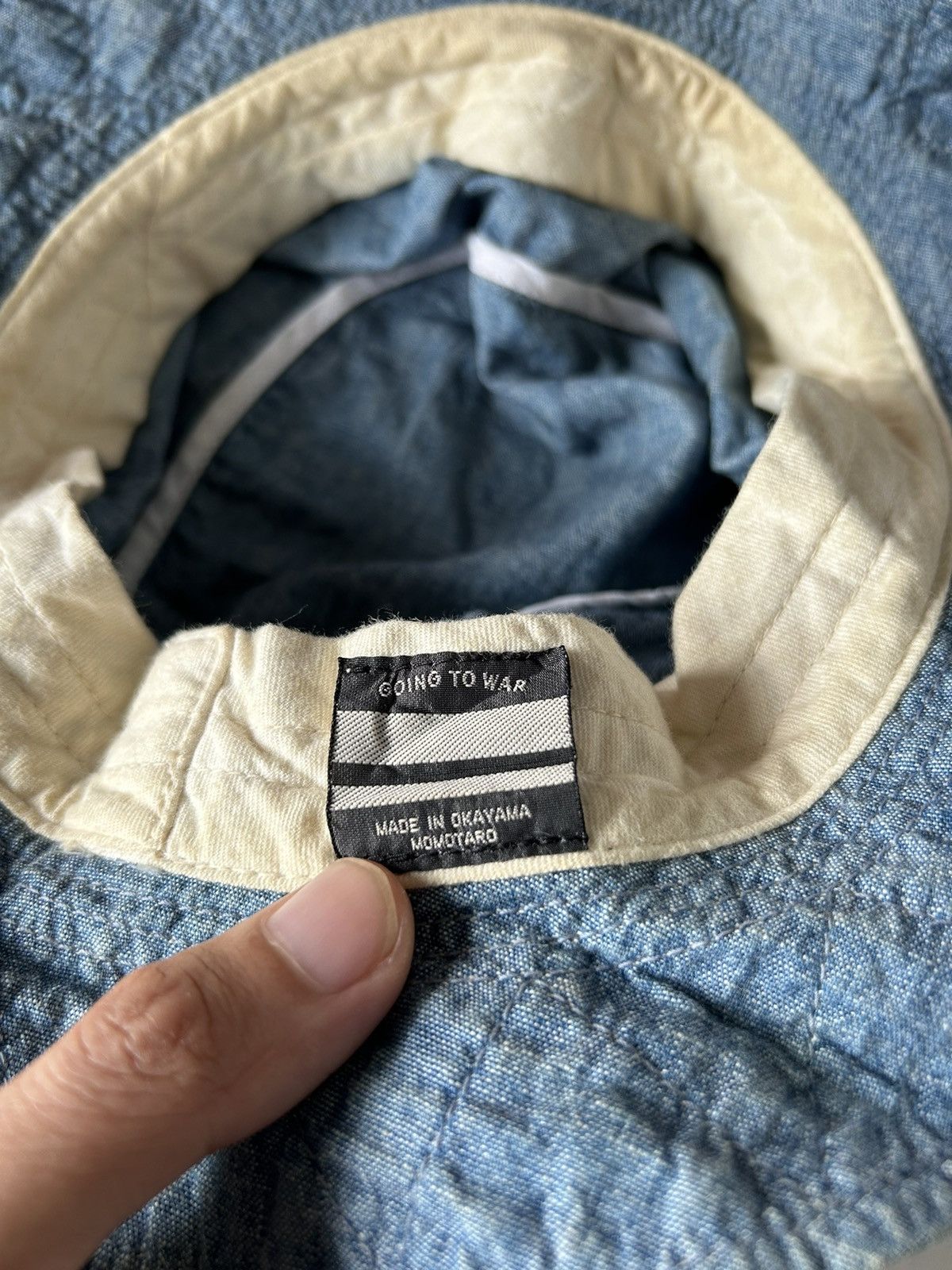 Japanese Brand × Kapital × Vintage MOMOTARO JAPAN BUCKET HATS 🎌 Size ONE SIZE - 6 Thumbnail