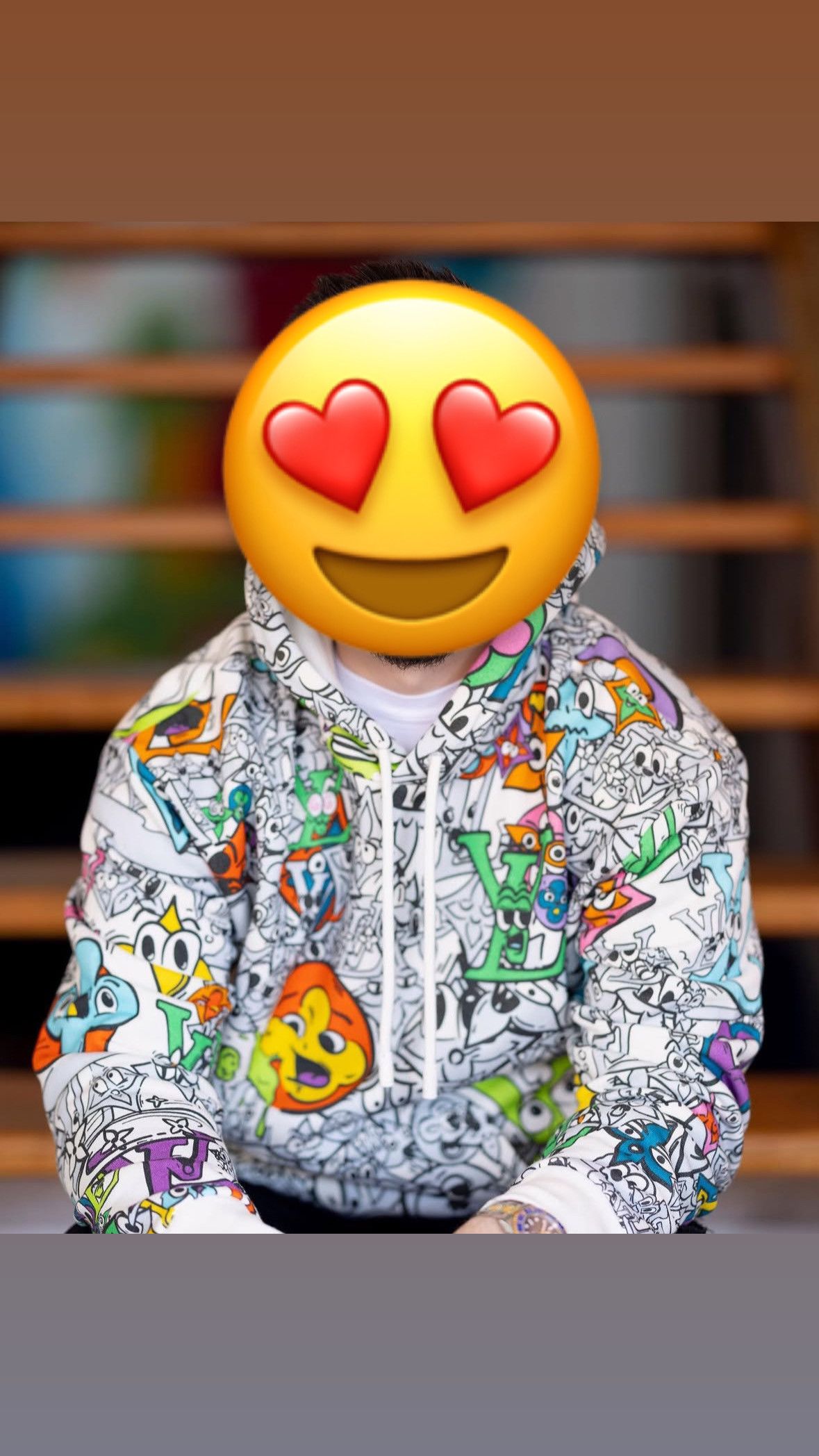 Louis Vuitton Louis Vuitton Comic Monogram Hoodie Size US M / EU 48-50 / 2 - 1 Thumbnail