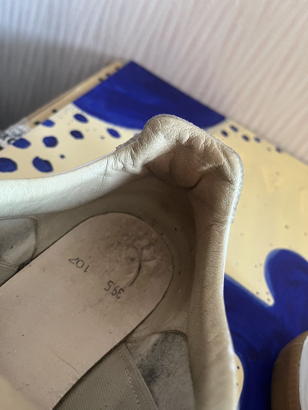 Maison Margiela MAISON MARGIELA replica gats low white/gray leather sneakers Size US 6.5 / EU 39-40 - 14 Thumbnail