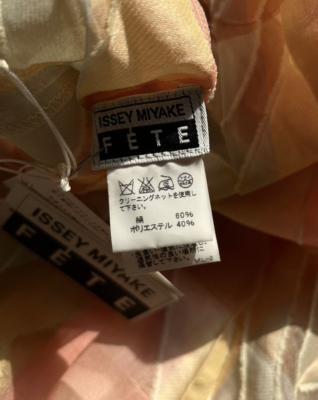 Issey Miyake ISSEY MIYAKE FETE Pleated Diamond-Pattern Dress Size L / US 10 / IT 46 - 4 Thumbnail