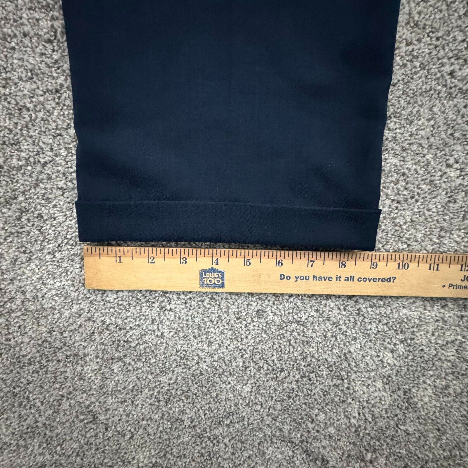 Haggar Haggar Dress Pants Mens 34x30 Office Classic Fit Preppy Blue Size US 34 / EU 50 - 6 Thumbnail