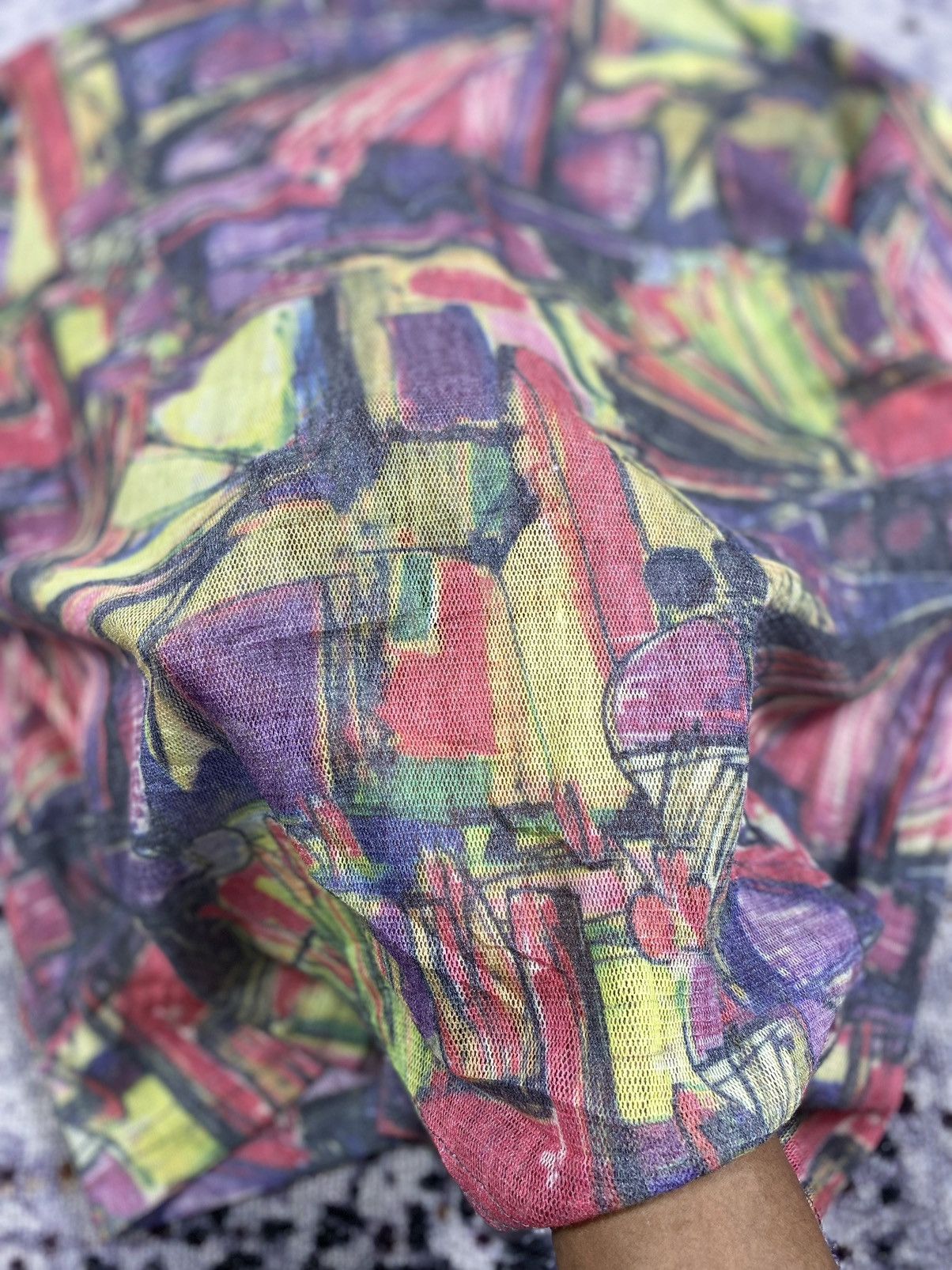 Beauty Beast × If Six Was Nine × Japanese Brand Rare Mire-ru Mesh Art Longsleeve ghoticpunk style Size M / US 6-8 / IT 42-44 - 4 Thumbnail