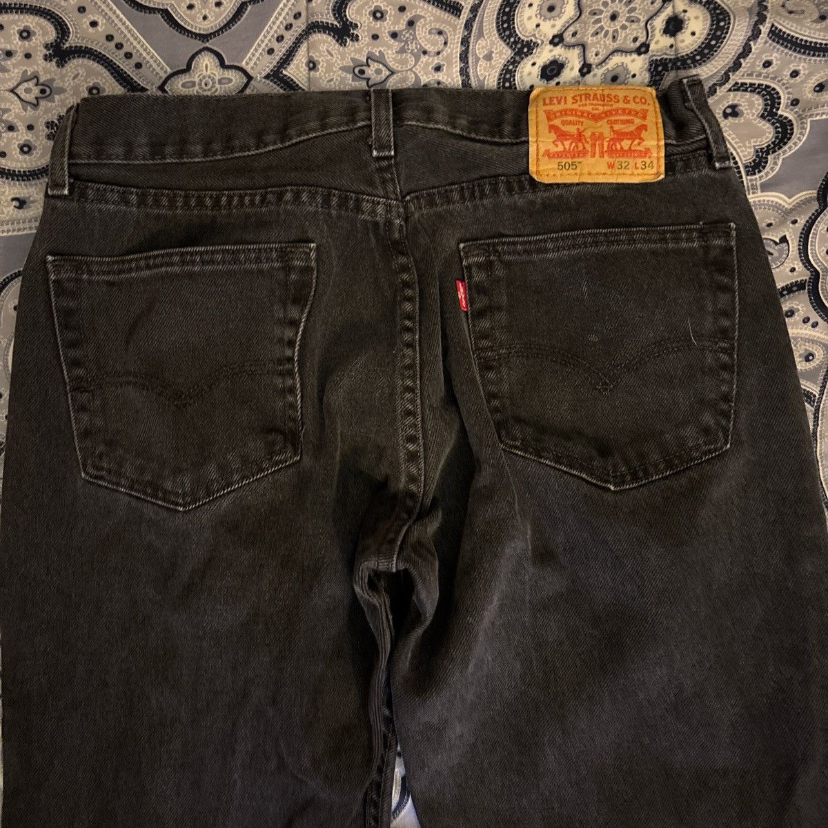 Levi's Levi 505 Denim Jeans Size US 32 / EU 48 - 2 Thumbnail