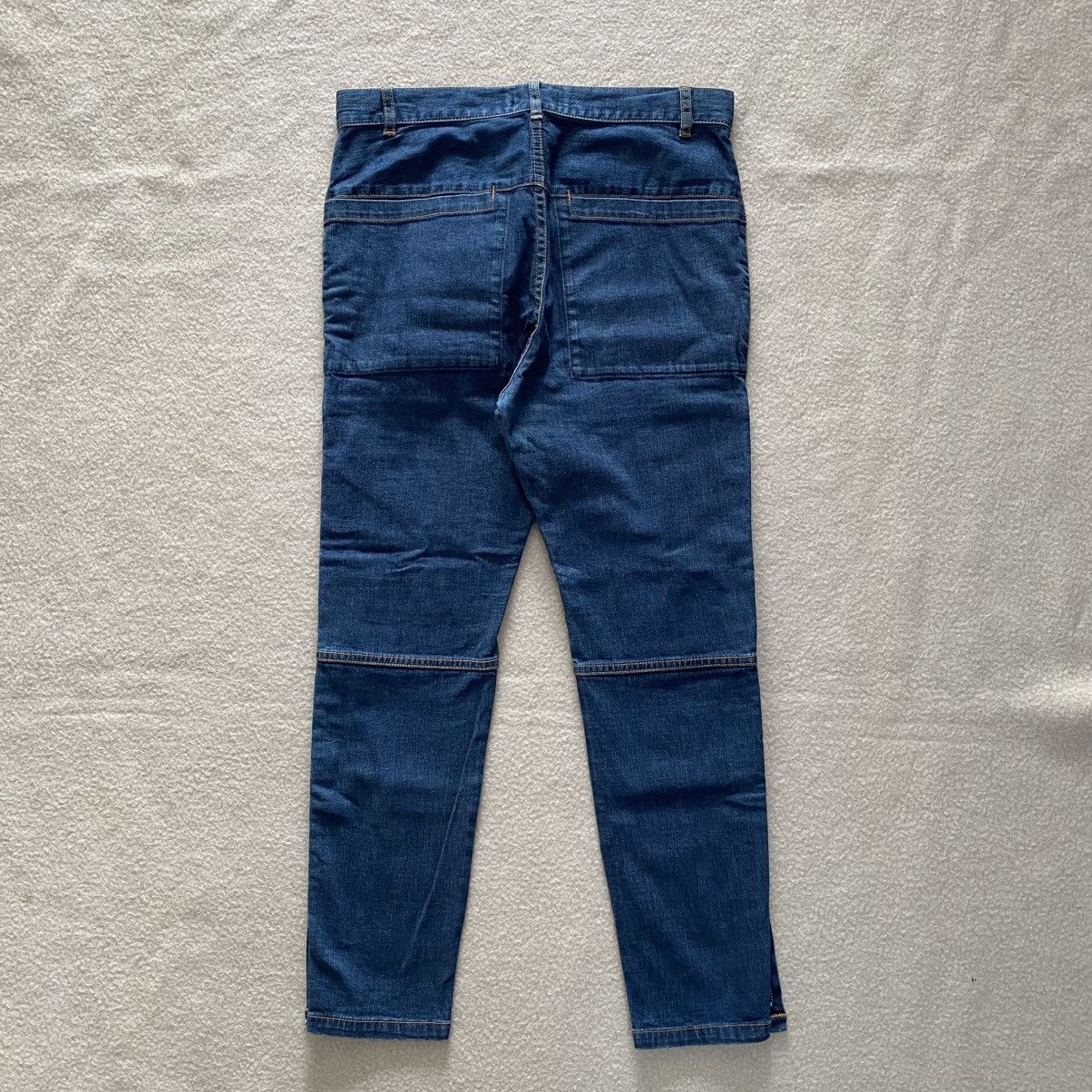 CABANE de ZUCCa × Issey Miyake × Japanese Brand Cabane De Zucca Issey Miyake Zipper Side Denim Jeans Size 31" - 5 Thumbnail
