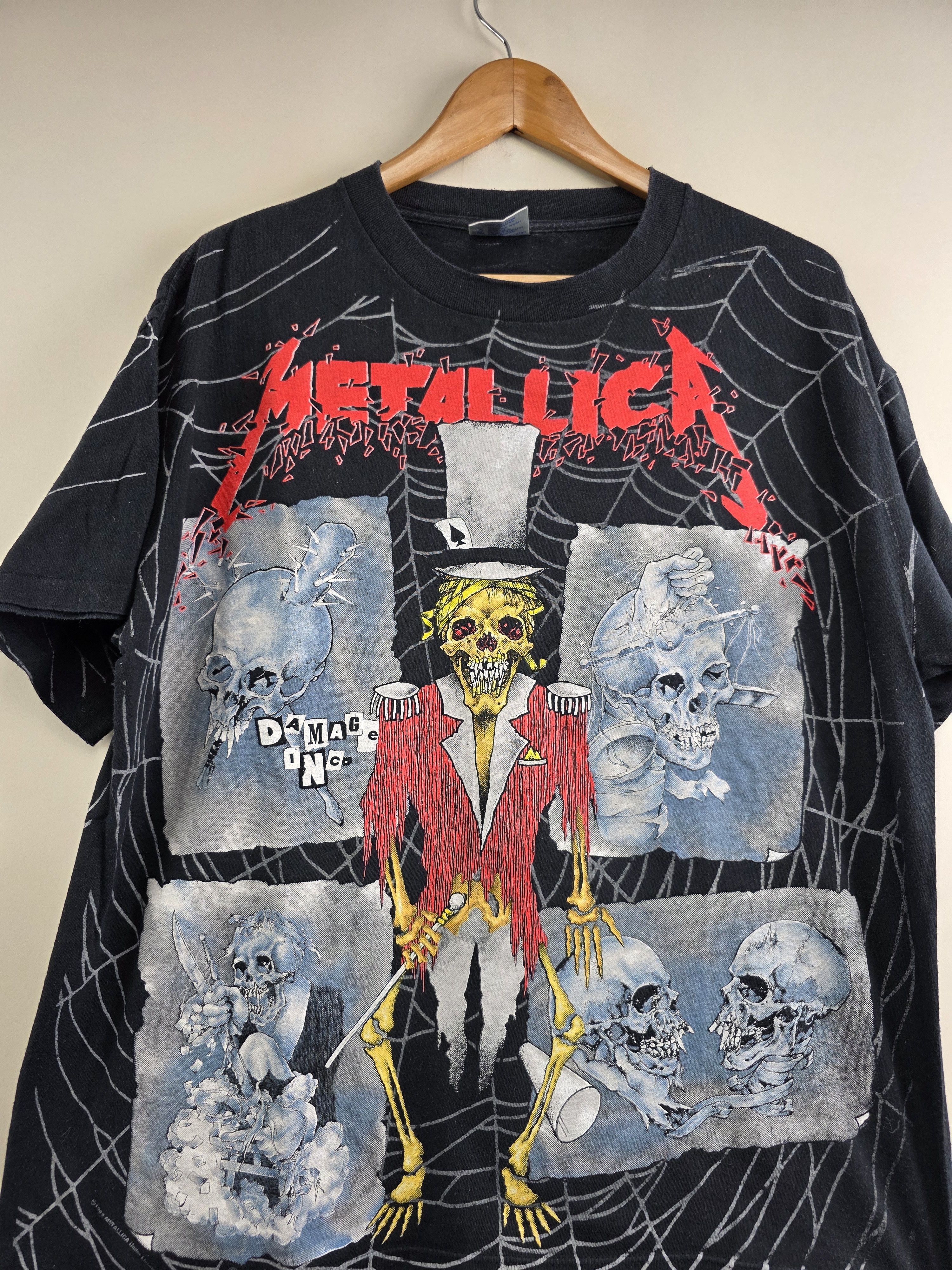 Band Tees × Metallica × Vintage 1992 Metallica Ringmaster XL 22.5" 27.5" Size US XL / EU 56 / 4 - 2 Thumbnail
