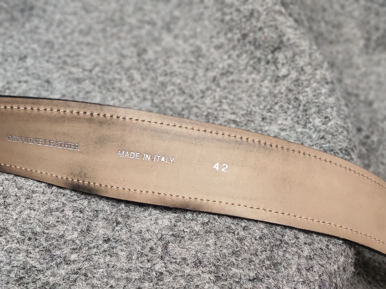 Tonello Tonello Design Premium leather belt with alligator embossing Size ONE SIZE - 9 Thumbnail