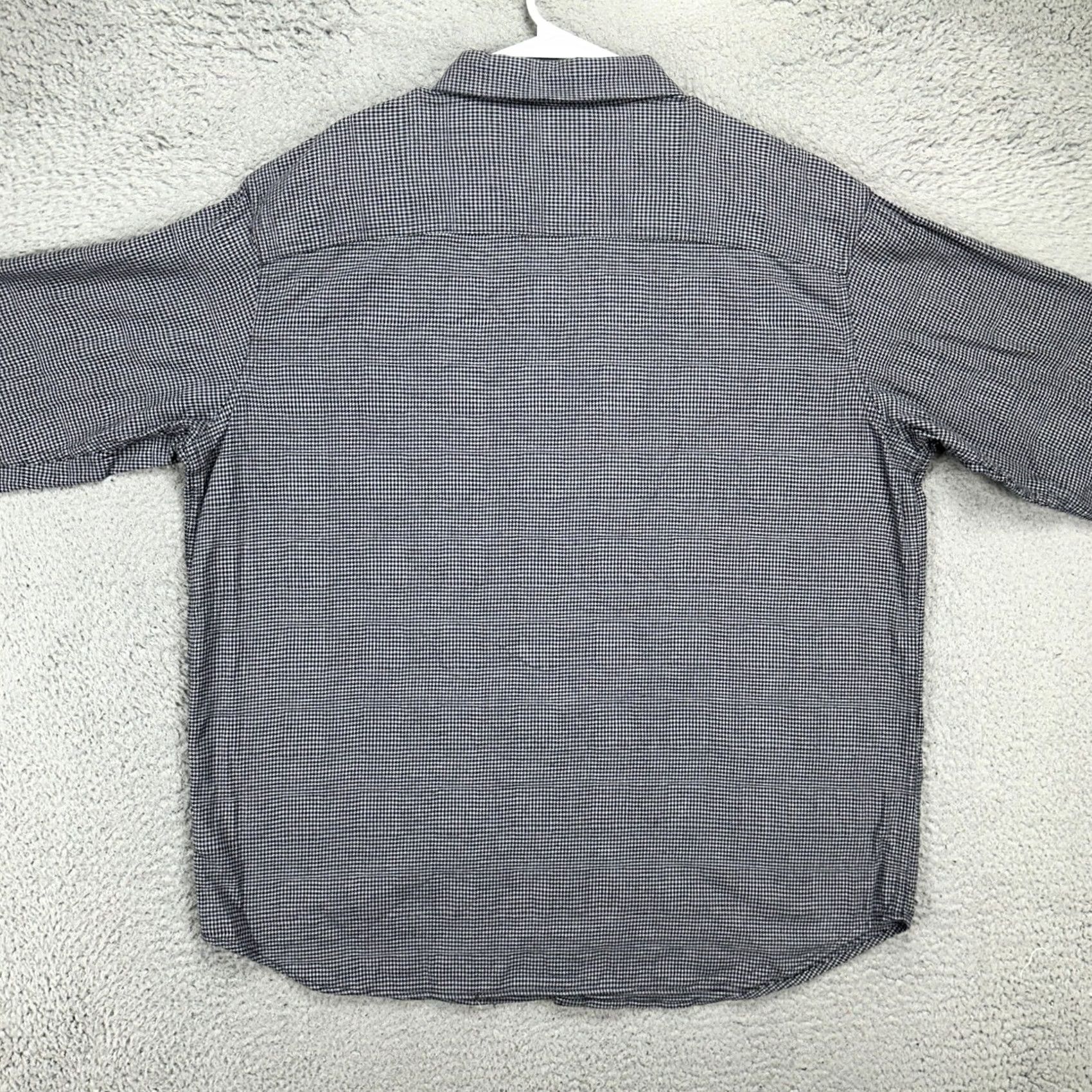 Vintage Columbia Button Up Shirt XL Grey Black Houndstooth Stretch Pocket Mens Size US XL / EU 56 / 4 - 3 Thumbnail