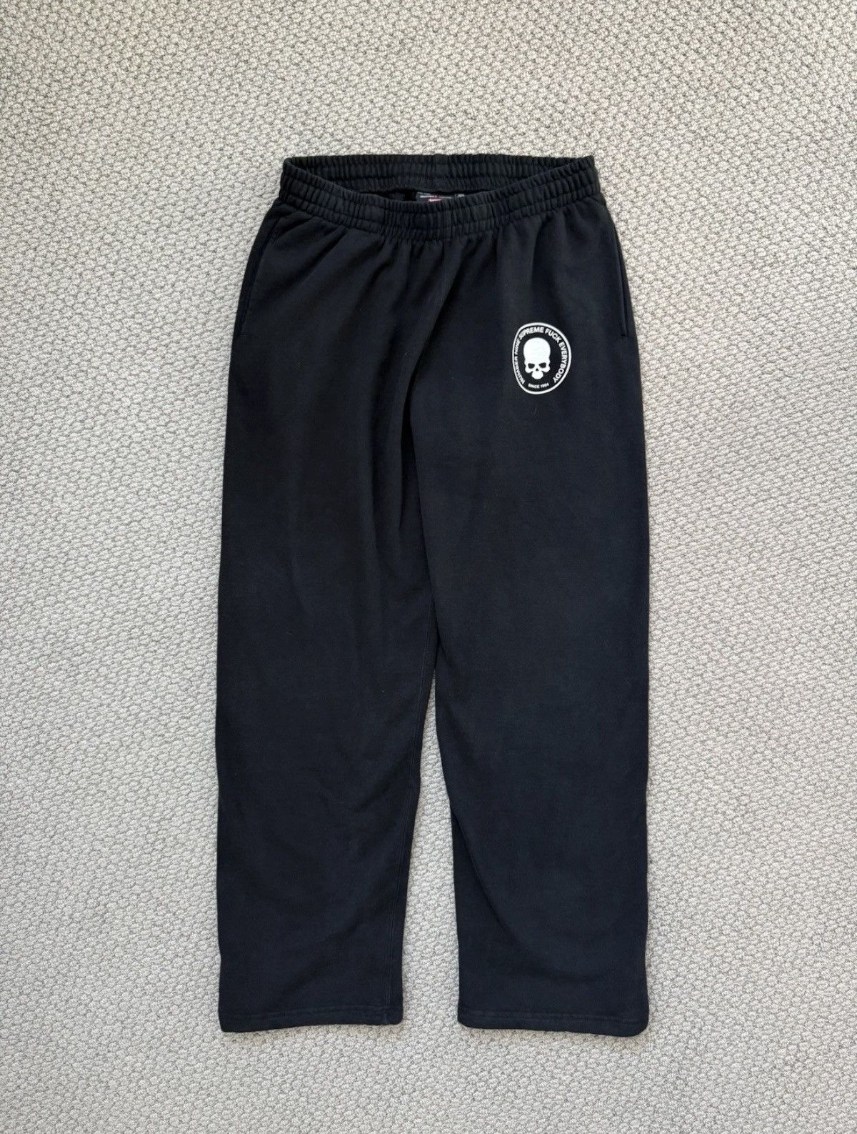 Number (N)ine SS04 Number Nine White Skull Sweatpants | Grailed