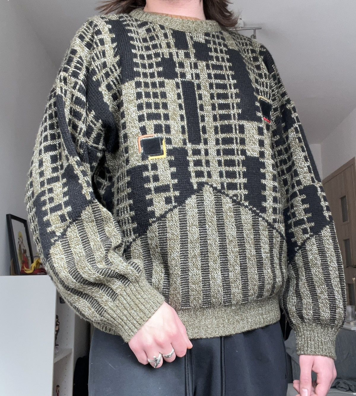 Japanese Brand × Vintage Vintage sweater knitwear Coogi style Golf le fleur Size US L / EU 52-54 / 3 - 3 Thumbnail