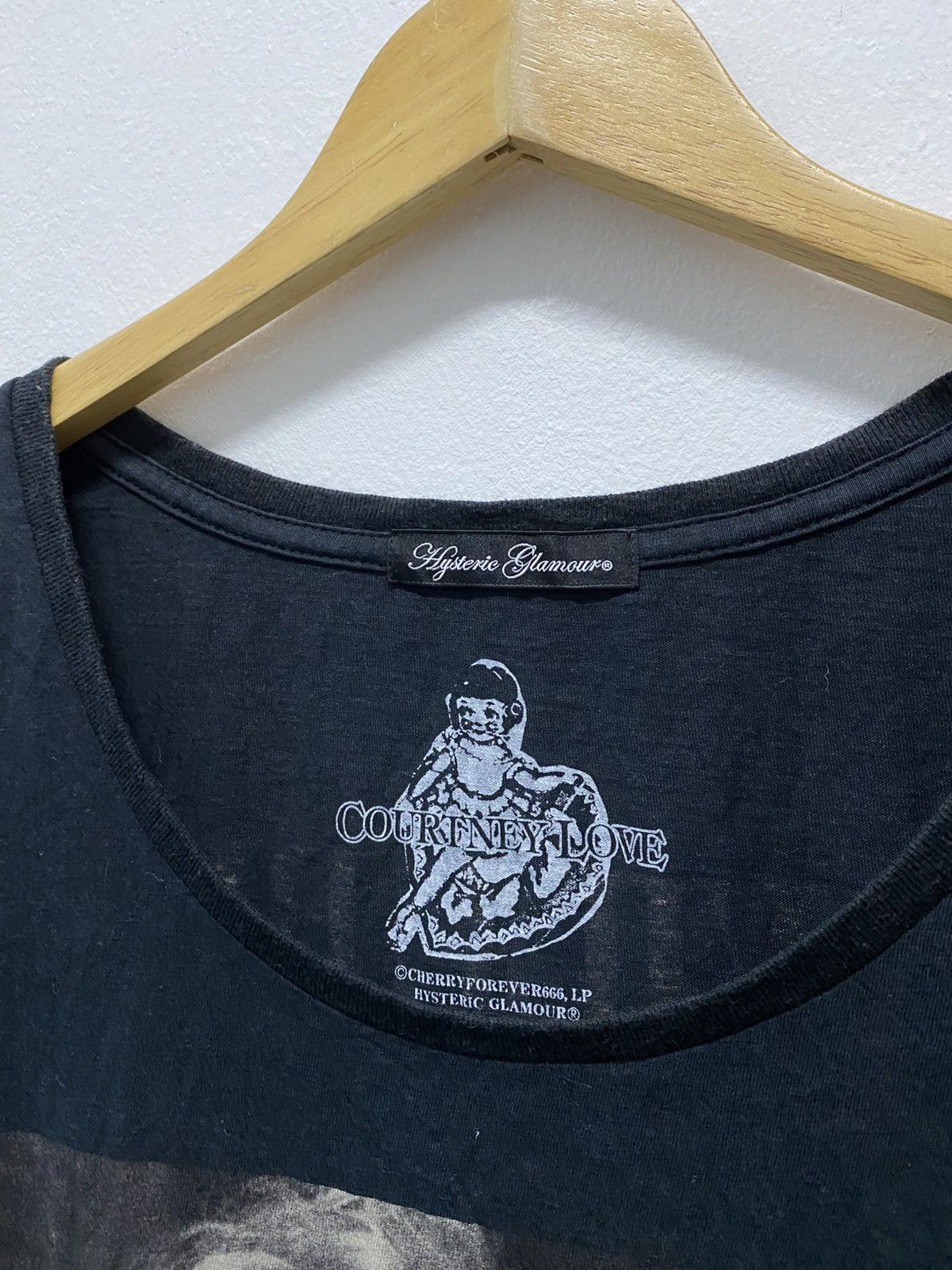 Rare Hysteric Glamour Courtney Love T Shirt Long Sleeve T Shirts