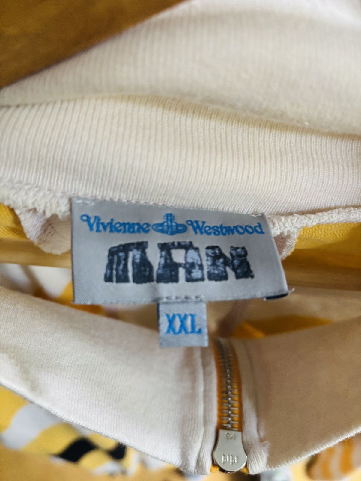 Vivienne Westwood Westwood Man 2005 Striped Cotton Jacket with orb logo. XXL Size US XXL / EU 58 / 5 - 4 Thumbnail