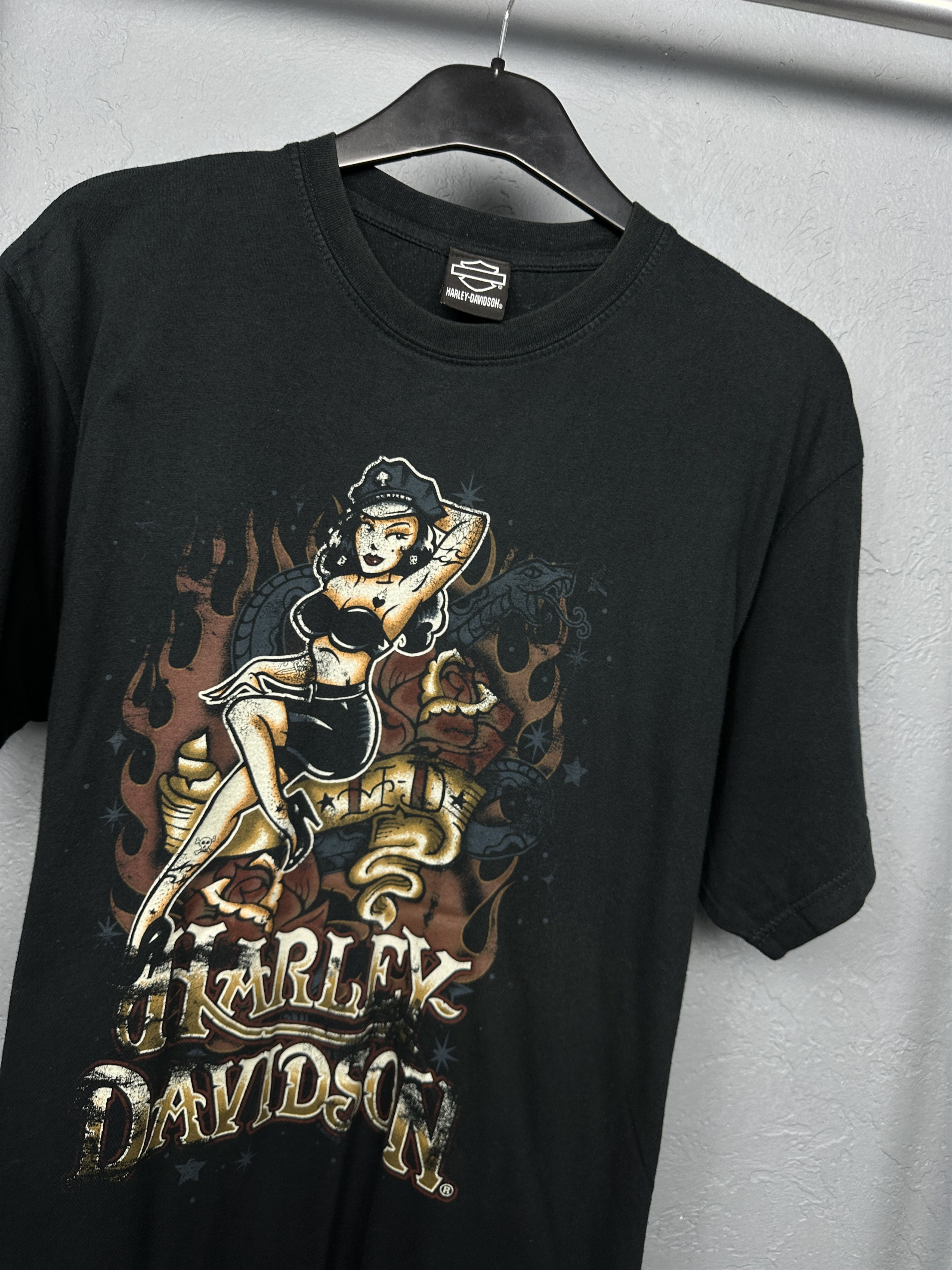 Harley Davidson Harley Davidson Mens Biker T-Shirt Size US M / EU 48-50 / 2 - 2 Thumbnail