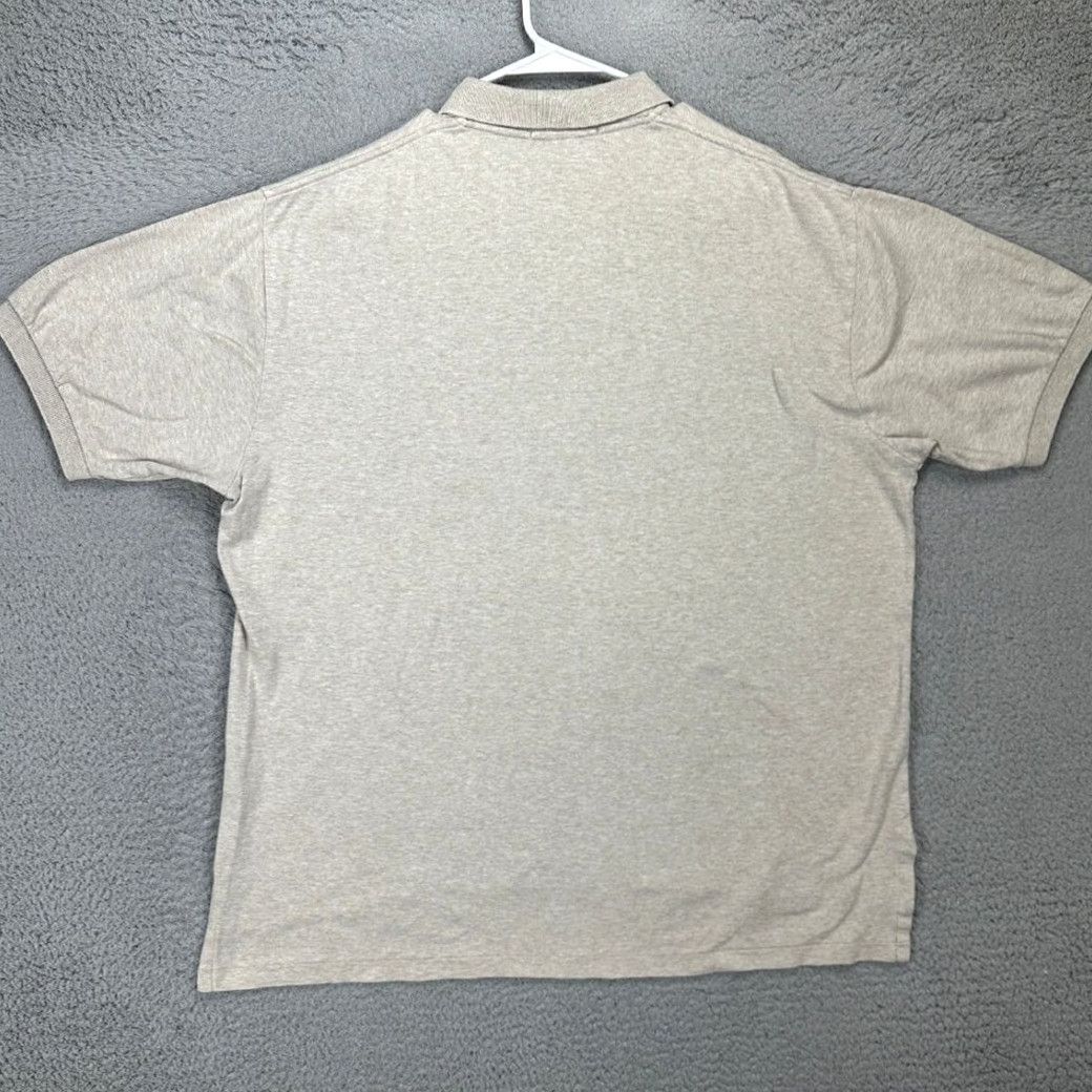 Polo Ralph Lauren VINTAGE Polo Ralph Lauren Polo Shirt Mens Large Beige 100% Cotton Pony Short Sleeve Rugby Size US L / EU 52-54 / 3 - 3 Thumbnail