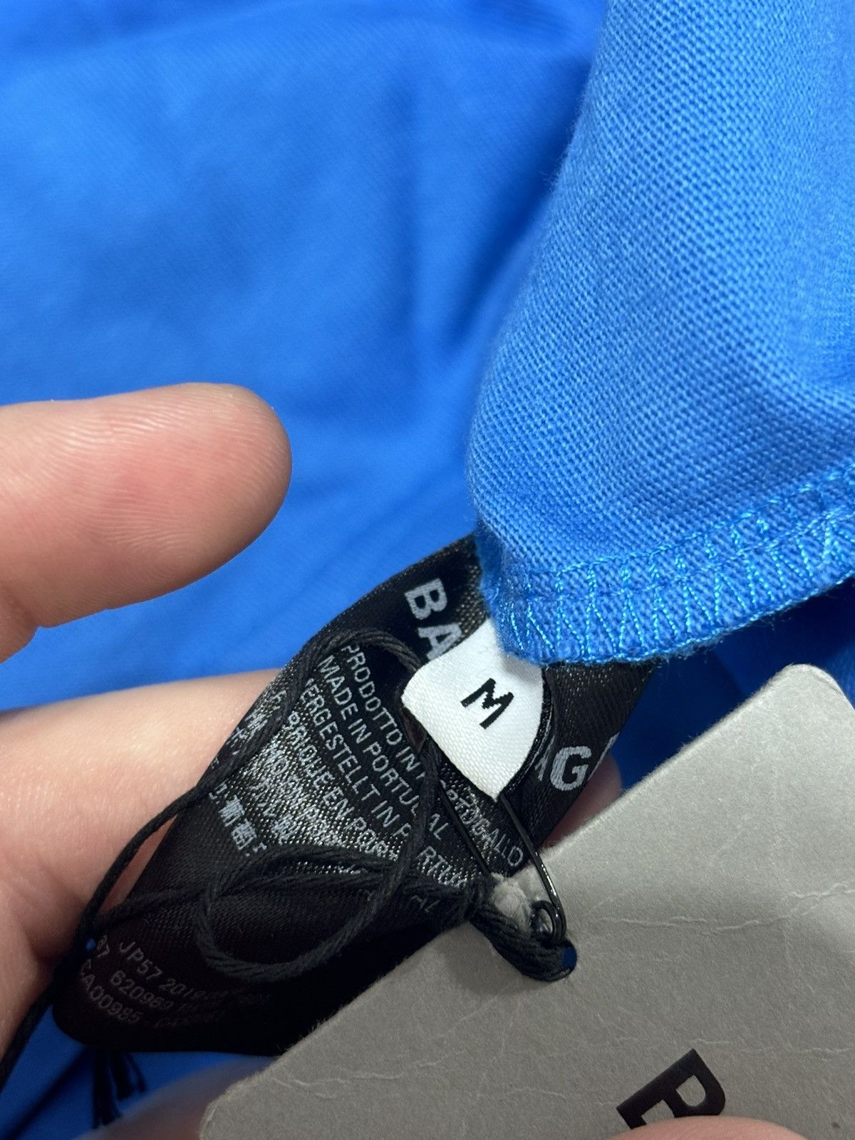 Balenciaga Balenciaga MasterCard Blue Tee Size US M / EU 48-50 / 2 - 7 Thumbnail