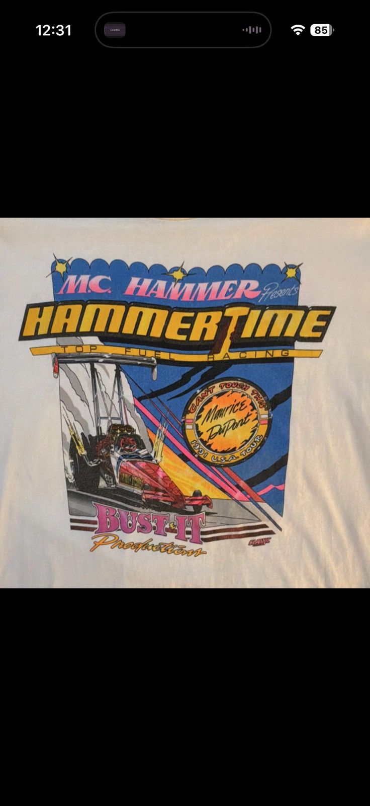 Other Vintage MC Hammer Hammertime Can’t Touch This 1991 Tour Tee Size US XXL / EU 58 / 5 - 1 Thumbnail